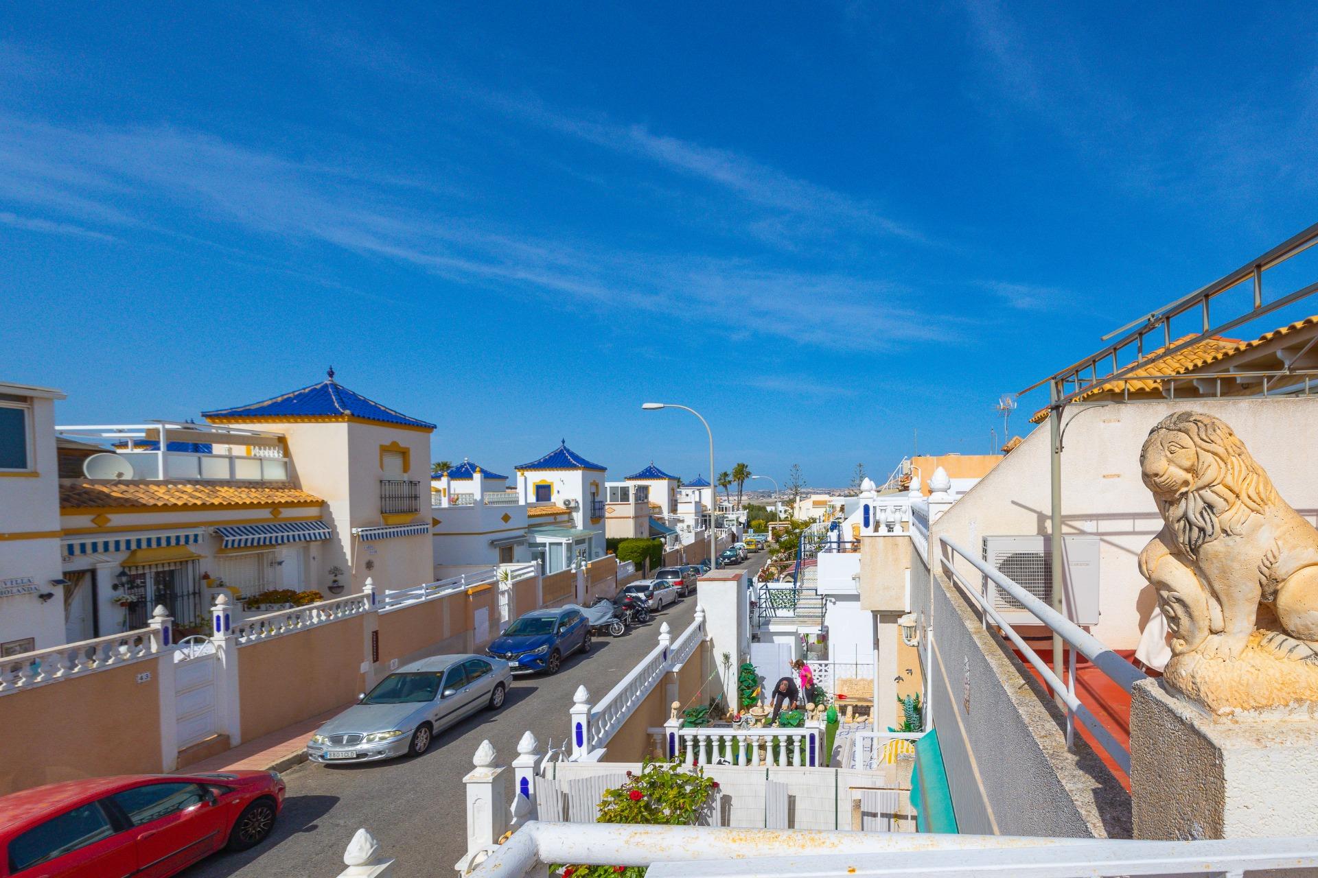 Bedroom window view, 2-bedroom townhouse, Los Altos, Torrevieja