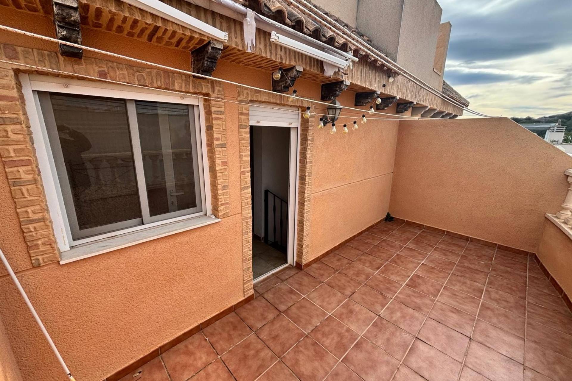 Side exterior of villa showing multiple levels, El Edén