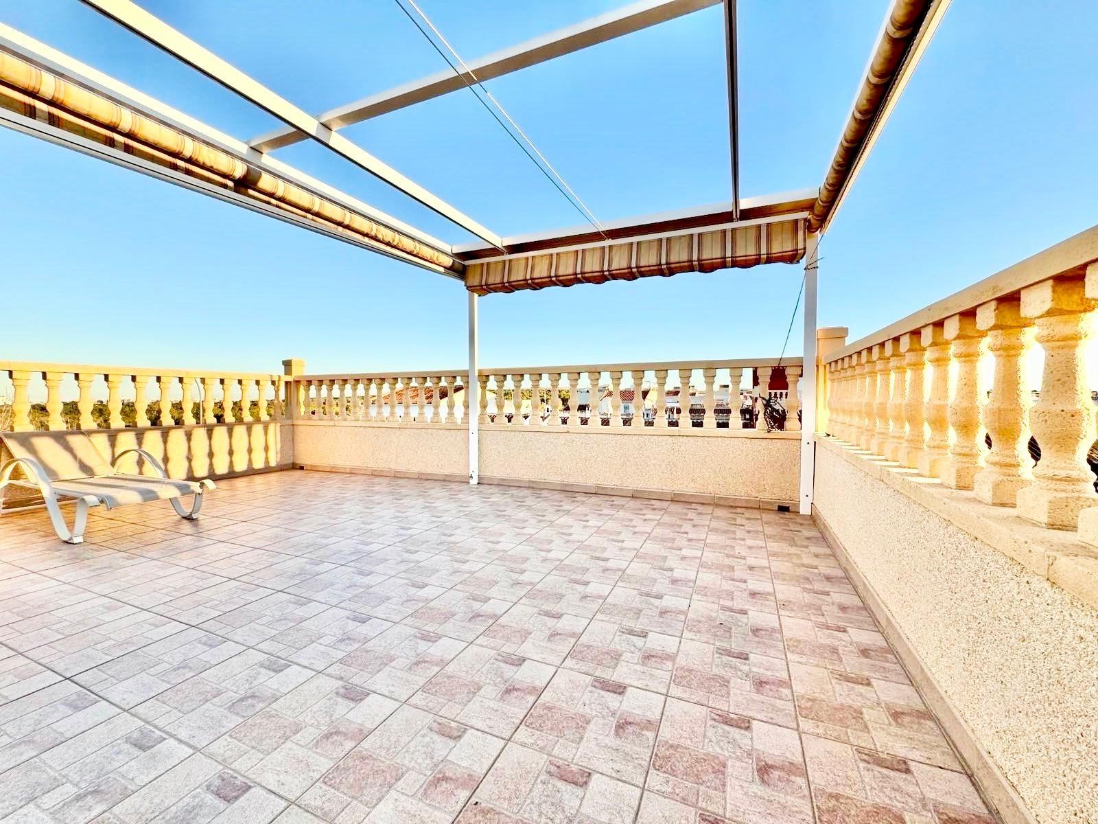 Bedroom with built-in wardrobes in 1-bedroom townhouse, La Siesta