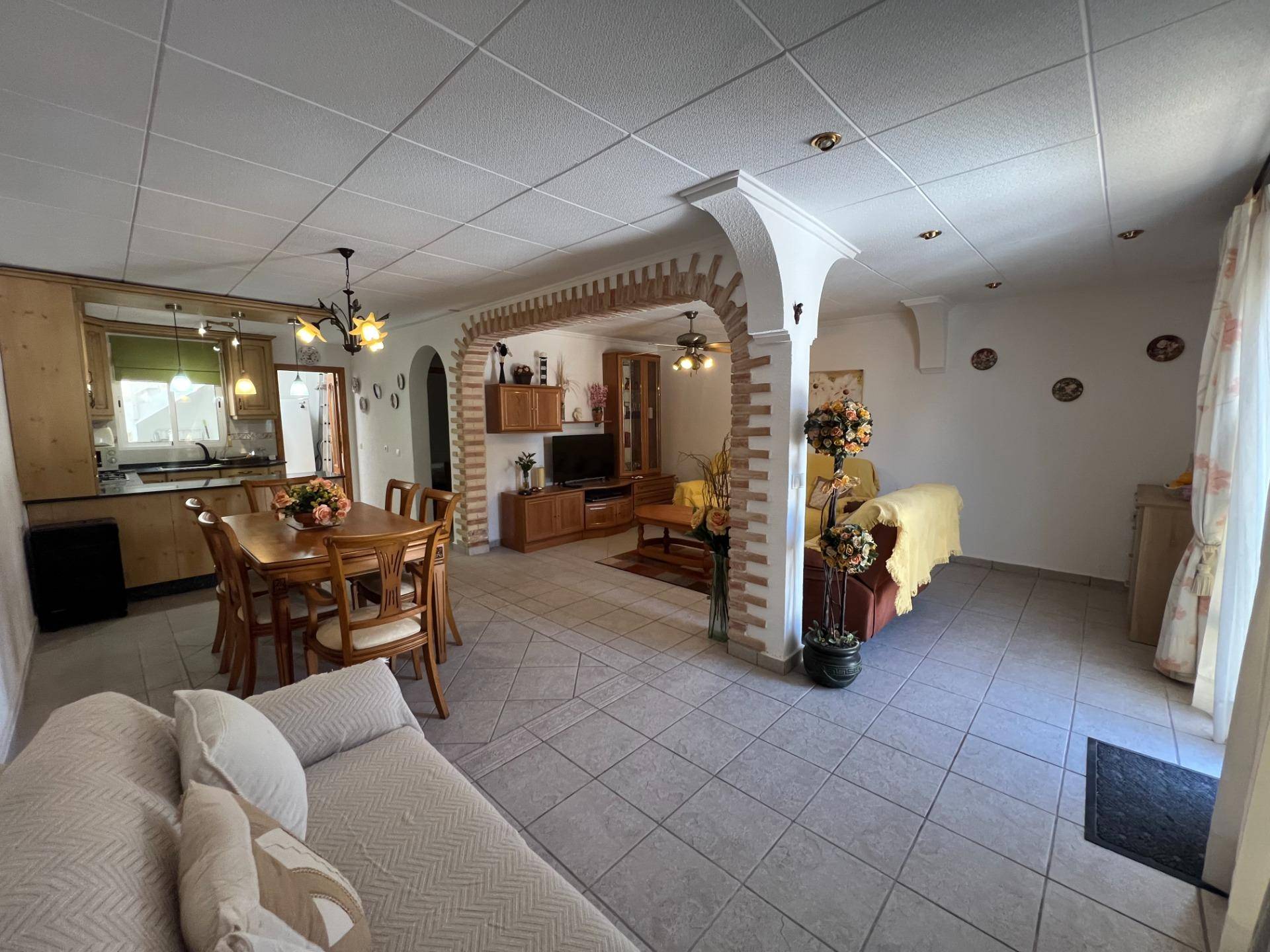 Furnished lounge area in villa, San Luis, Torrevieja