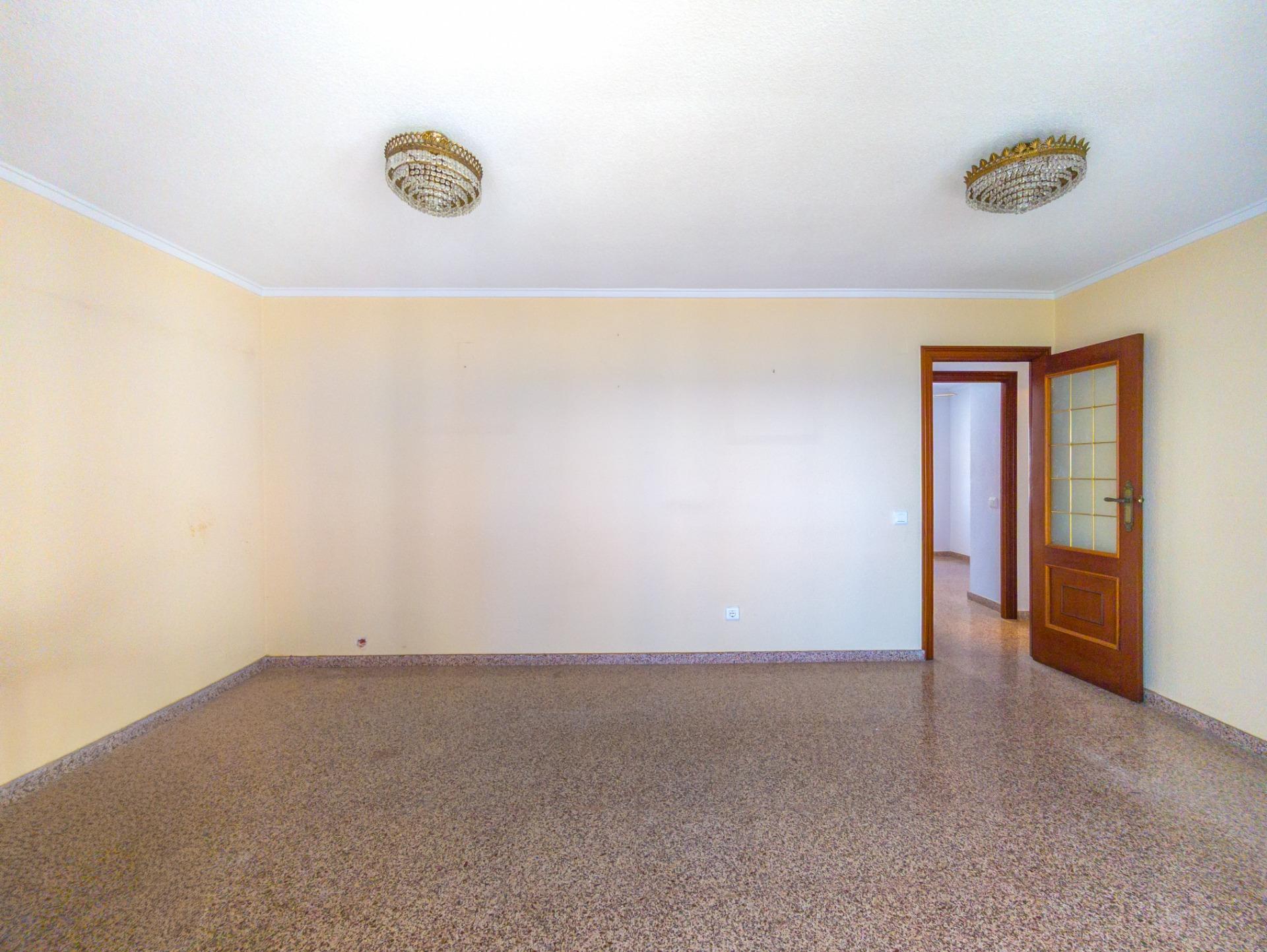 Communal entrance and lift lobby in gated urbanisation, La Mata Pueblo