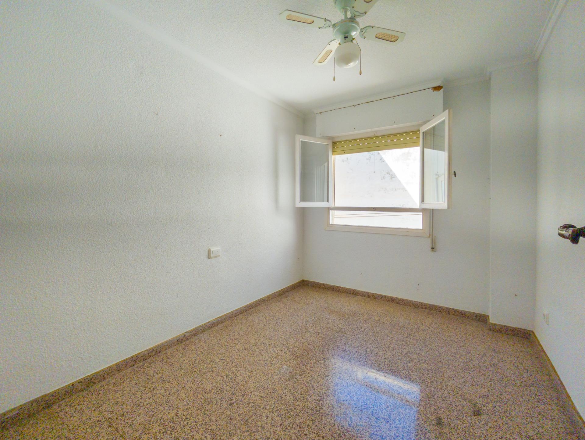 Kitchen worktop and storage in apartment, La Mata Pueblo, Torrevieja