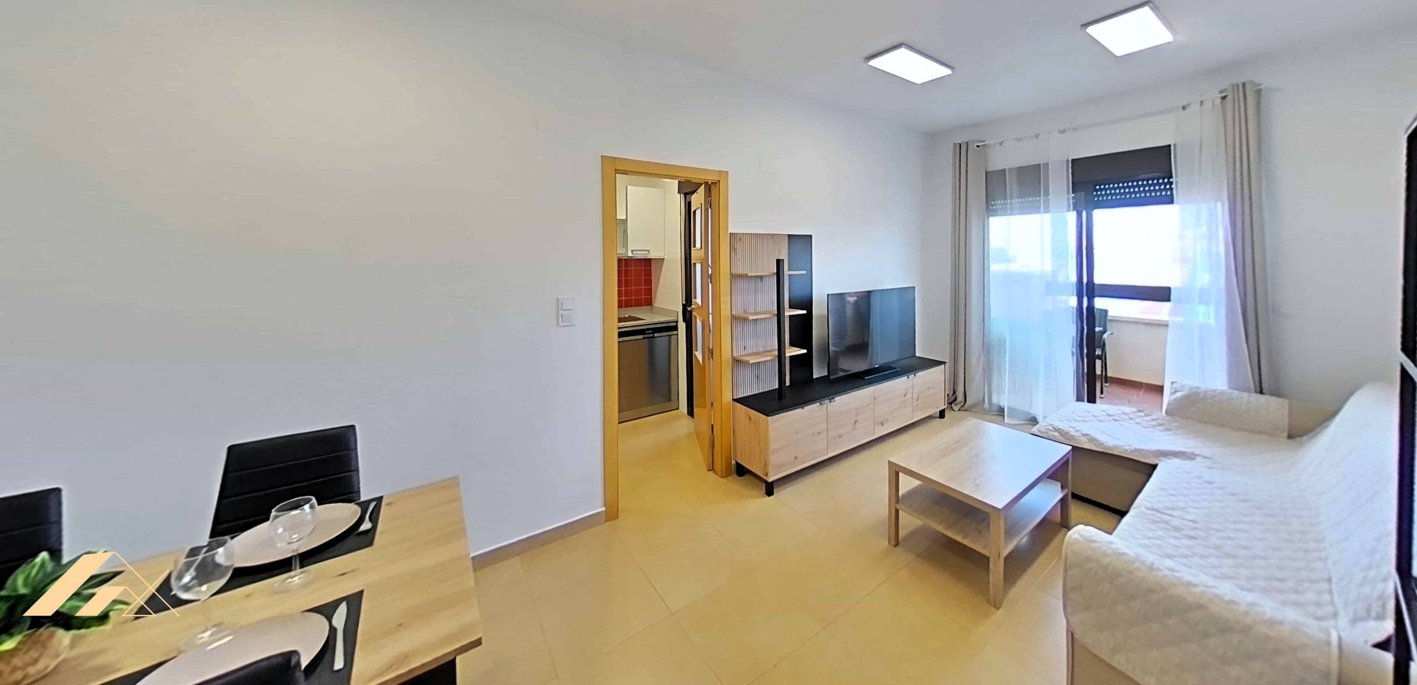 Communal gym interior, apartment complex in Lomas de Cabo Roig