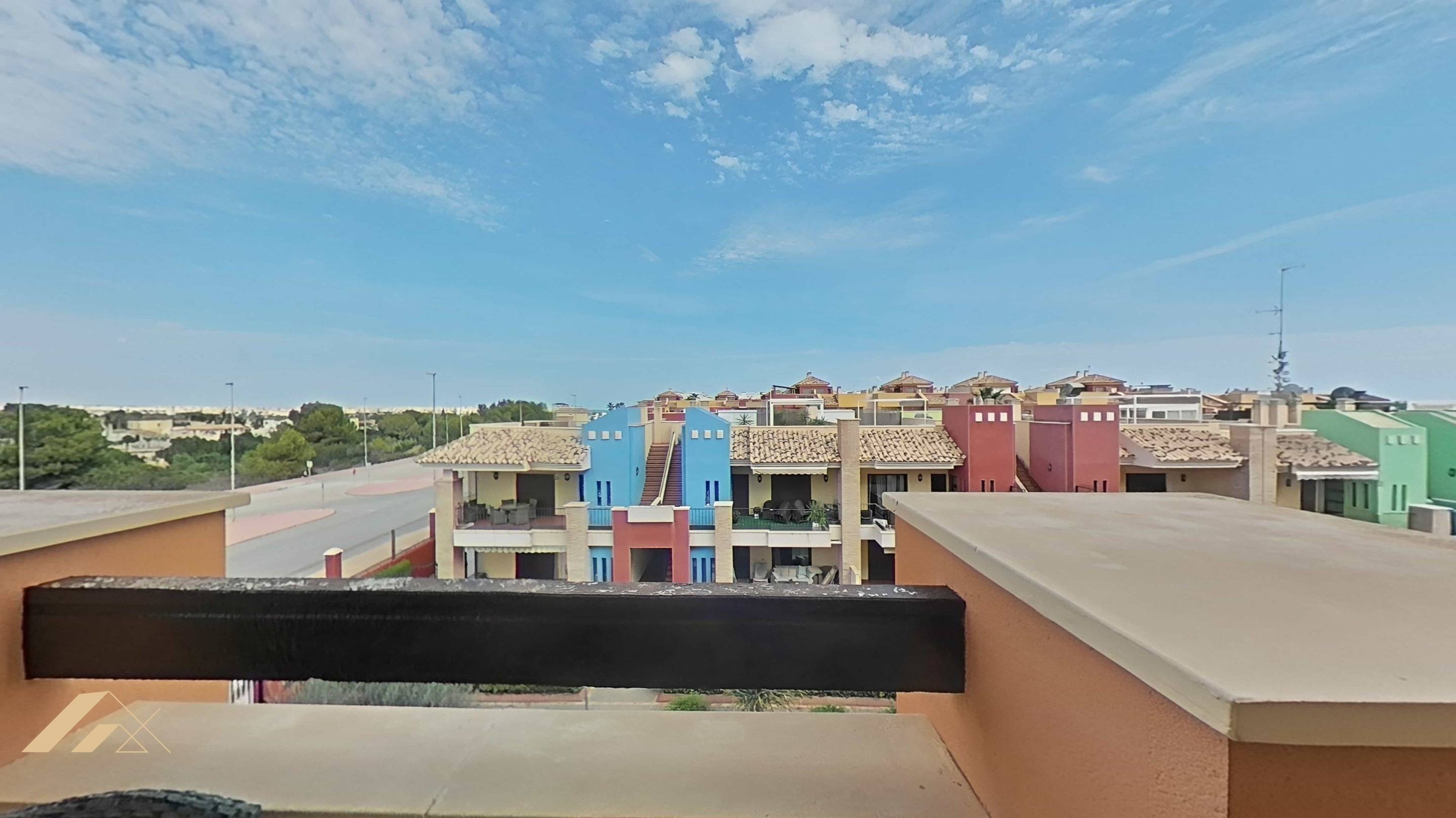 Terrace or garden boundary, apartment complex in Lomas de Cabo Roig