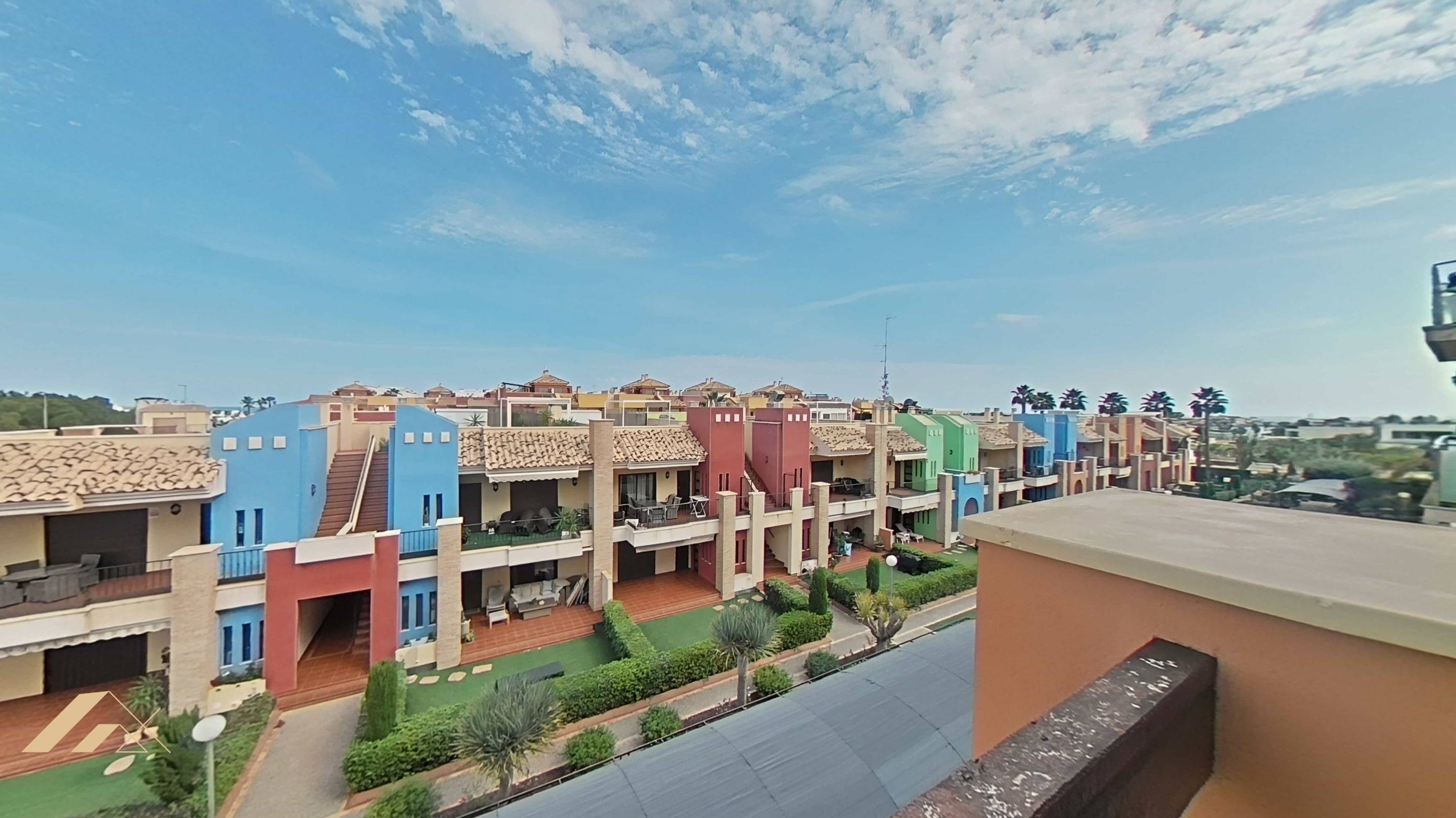Building façade and balconies, Lomas de Cabo Roig, Orihuela Costa