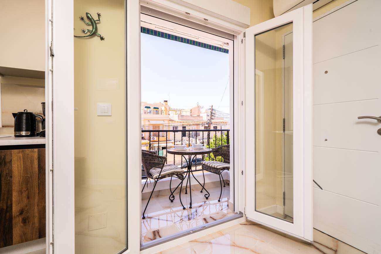 Kitchen detail in ground-floor apartment, La Siesta, Torrevieja