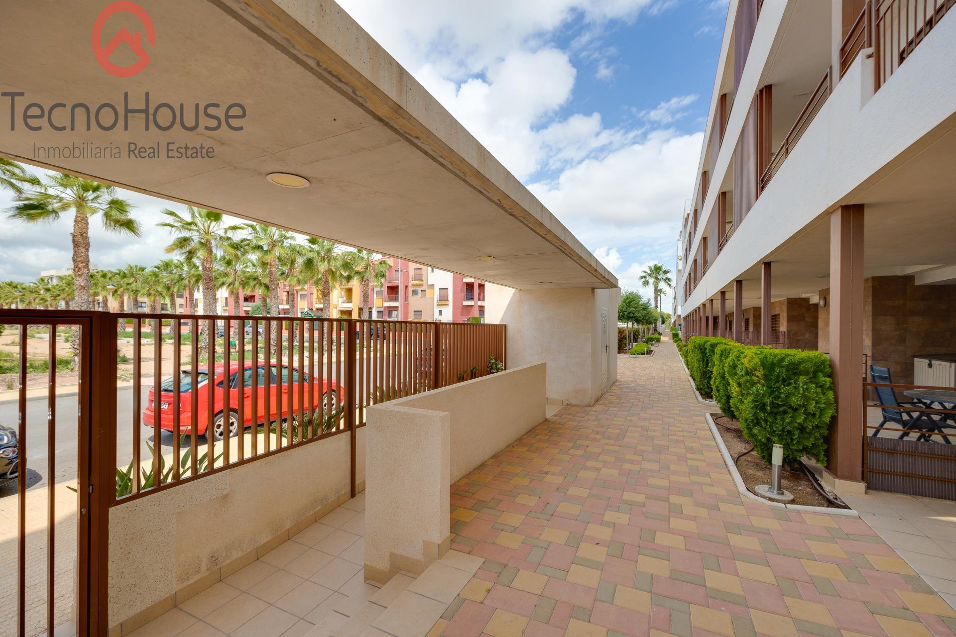 Bedroom with bedside furniture in apartment, Lomas de Cabo Roig