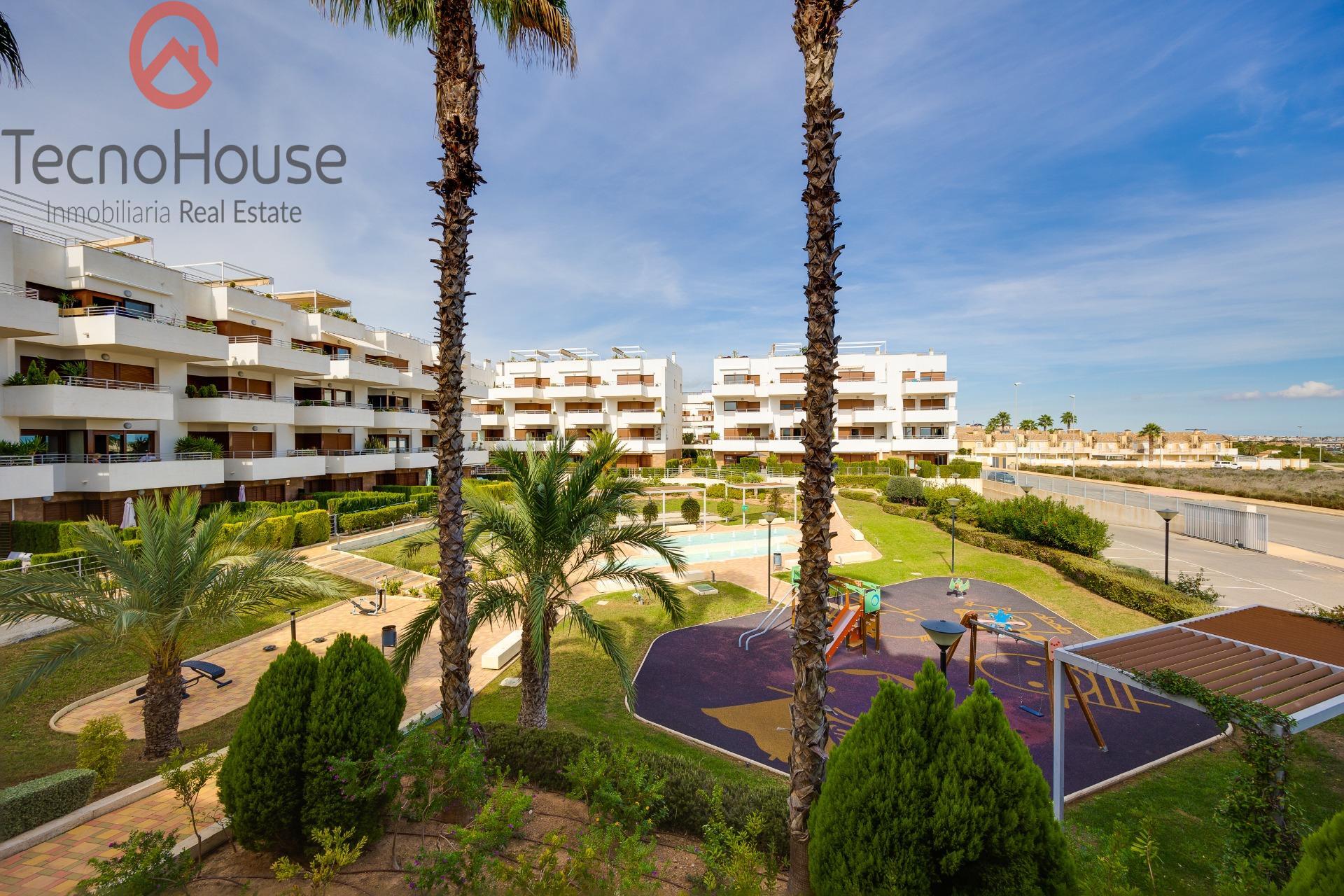 Side view of apartment building, Residencial Terrazas de Campoamor