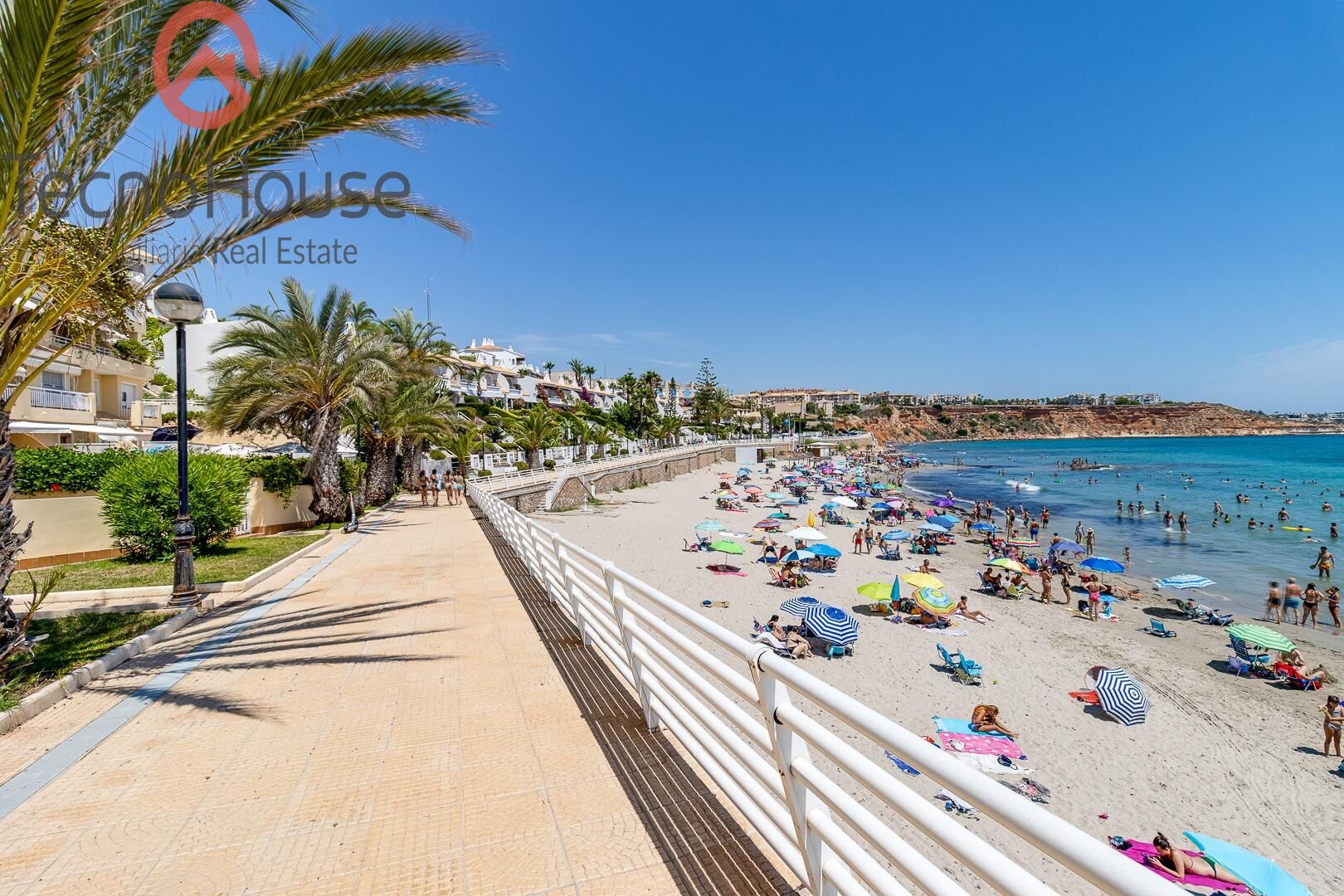 Bedroom desk or study area in 2-bedroom apartment, Lomas de Cabo Roig