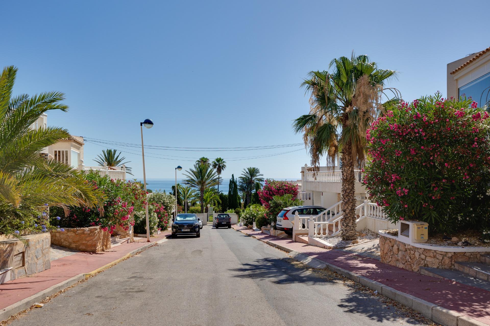 Lift lobby inside building, 2-bedroom apartment block, La Mata