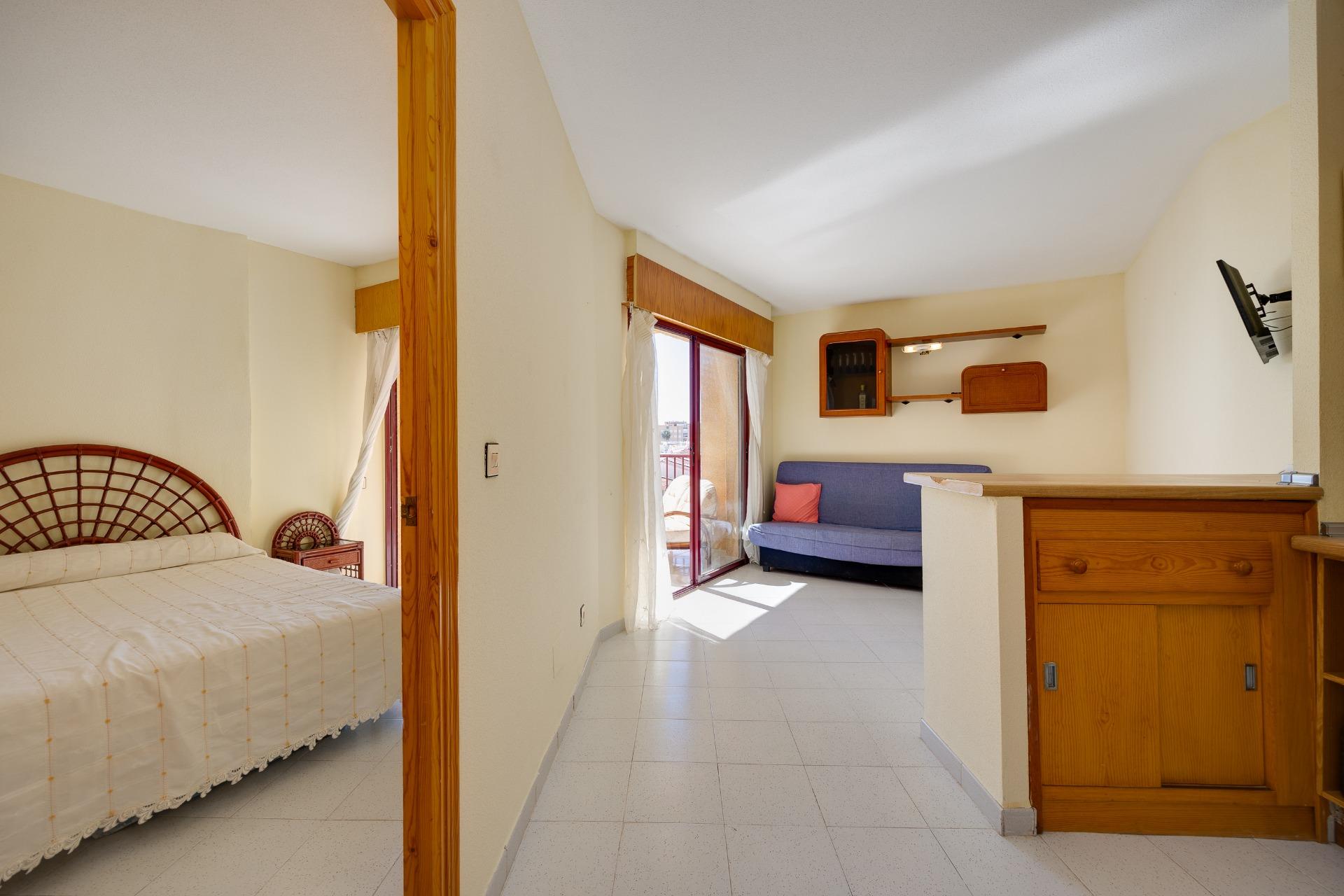 Furnished living room interior, apartment in La Mata, Torrevieja