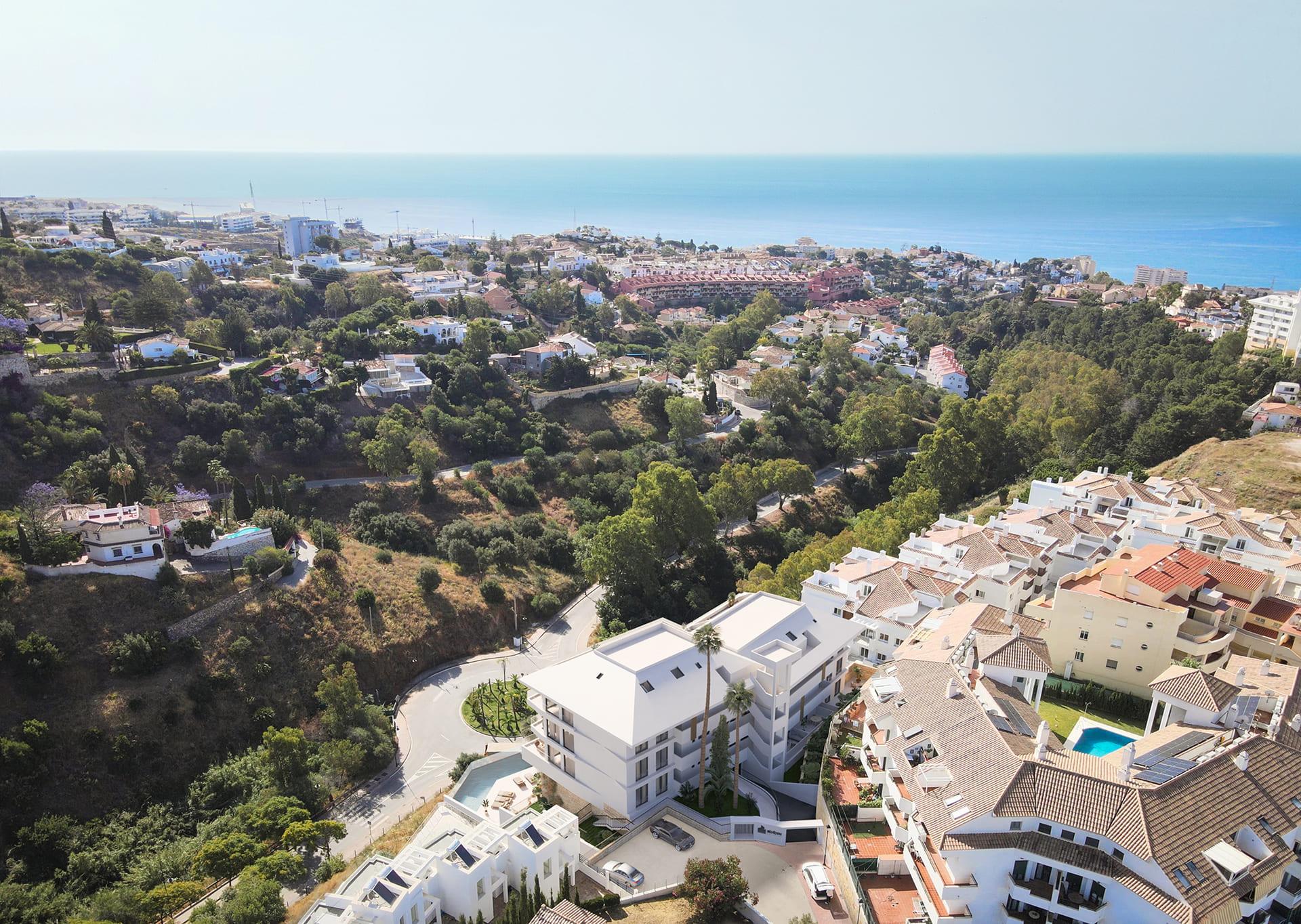 Underground parking level showing parking bays, Torreblanca del Sol