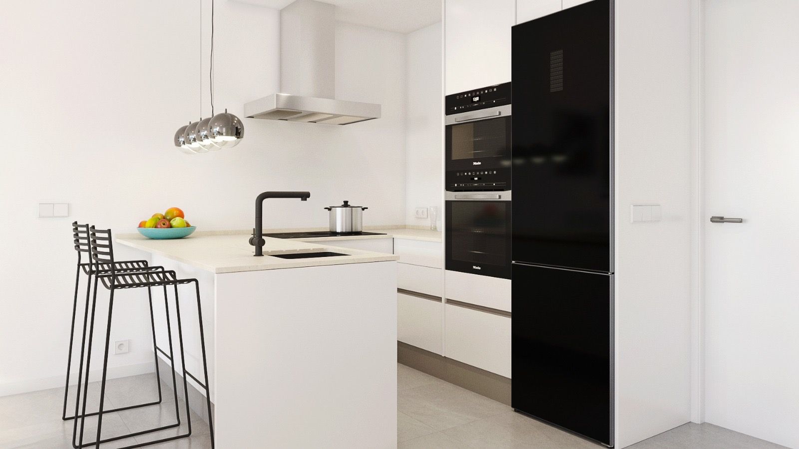 Double bedroom with built-in wardrobe in 2-bedroom new-build townhouse, Las Higuericas, Pilar De La Horadada