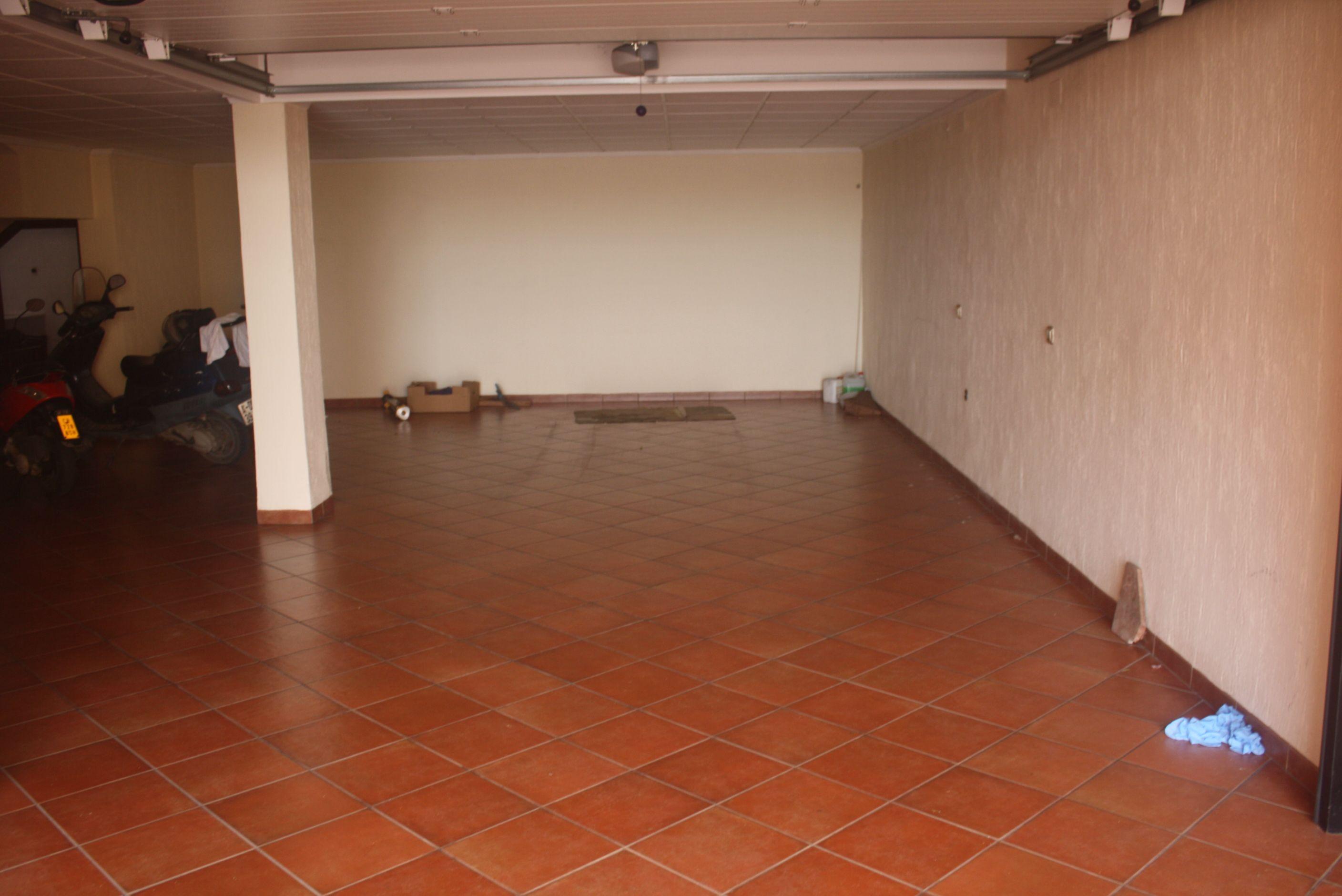 Paved poolside area within new-build development, Los Balcones, Torrevieja