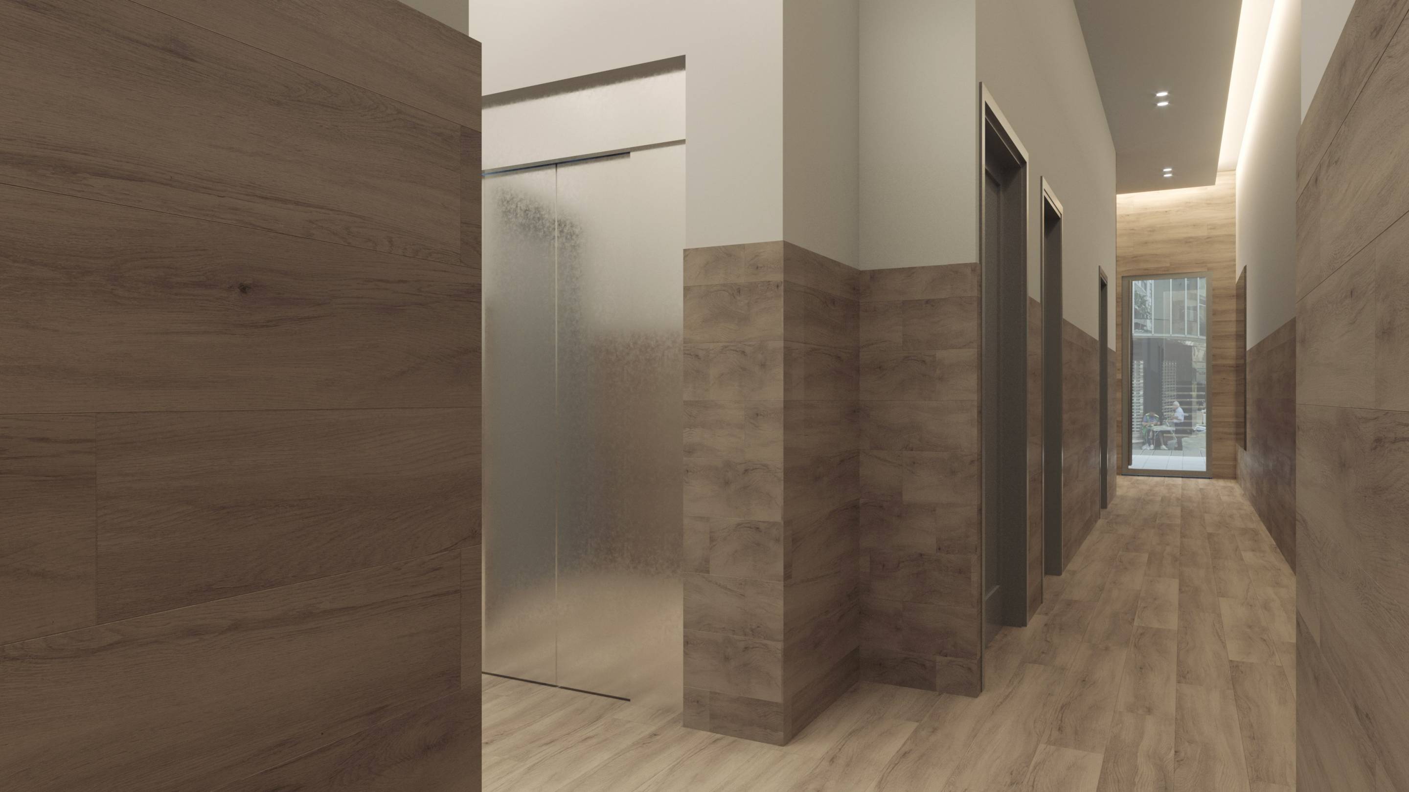 Shower enclosure detail in bathroom of new-build apartment, Centro, Torrevieja
