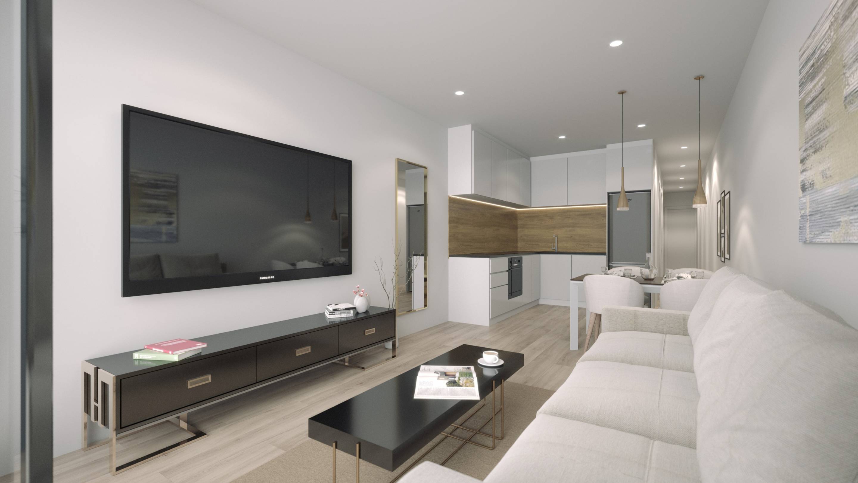 Second bedroom in 2-bedroom new-build apartment, Centro, Torrevieja