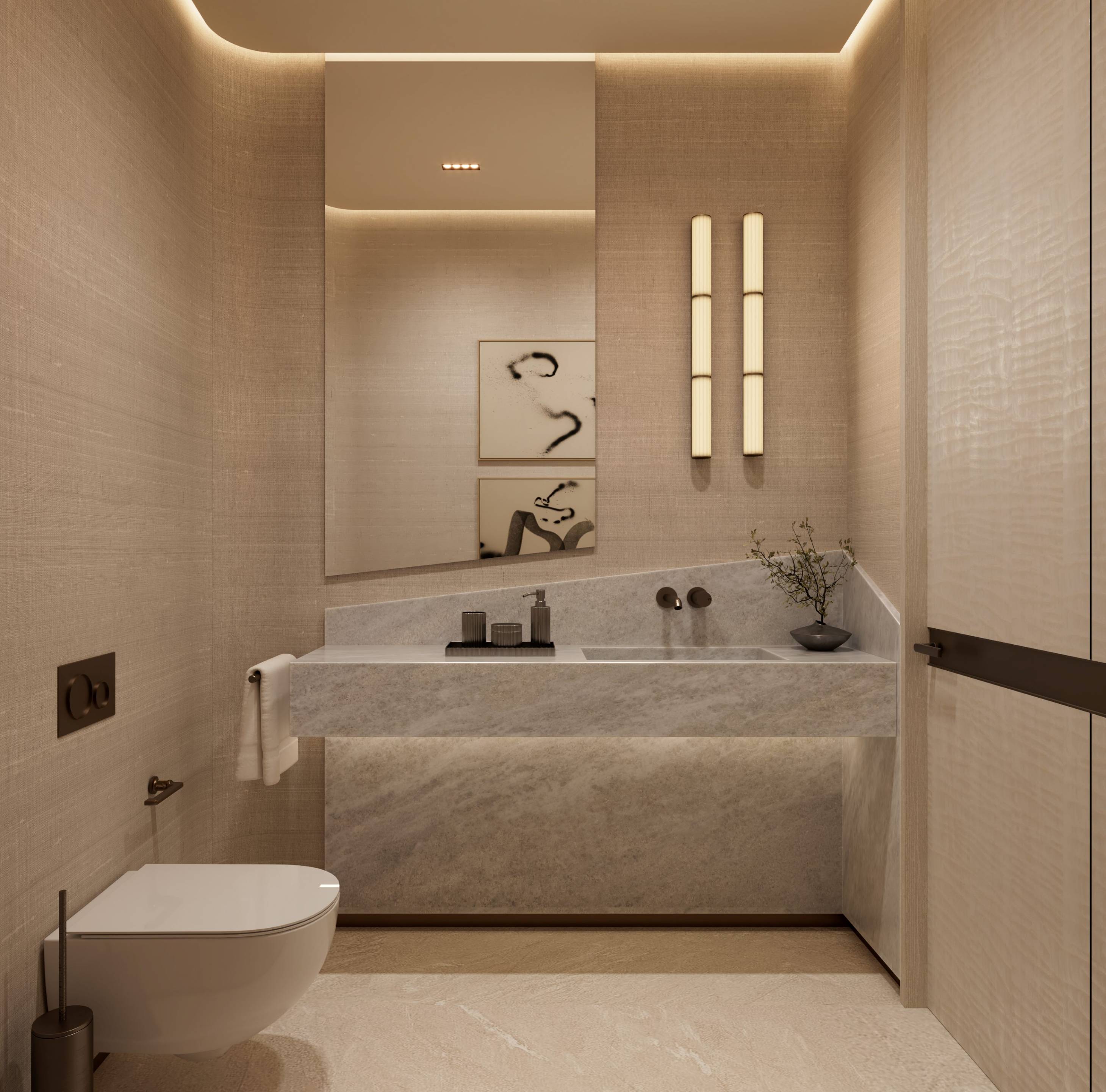 Third bedroom in first-floor new-build apartment, Los Llanos, Estepona
