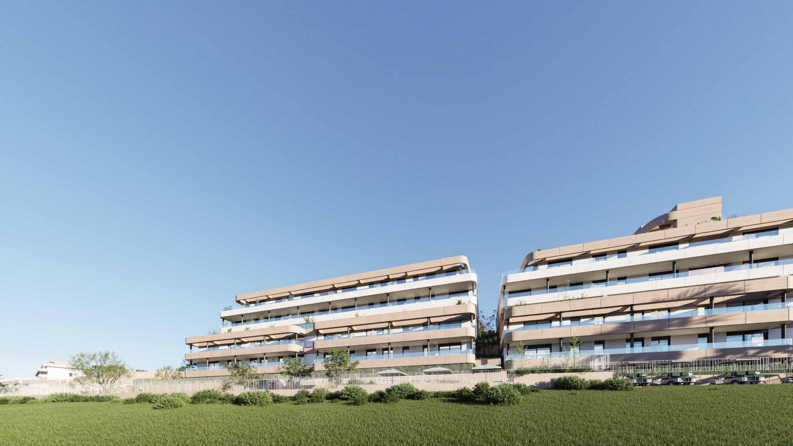 Bedroom with fitted furniture in new-build apartment, Estepona Golf, Estepona