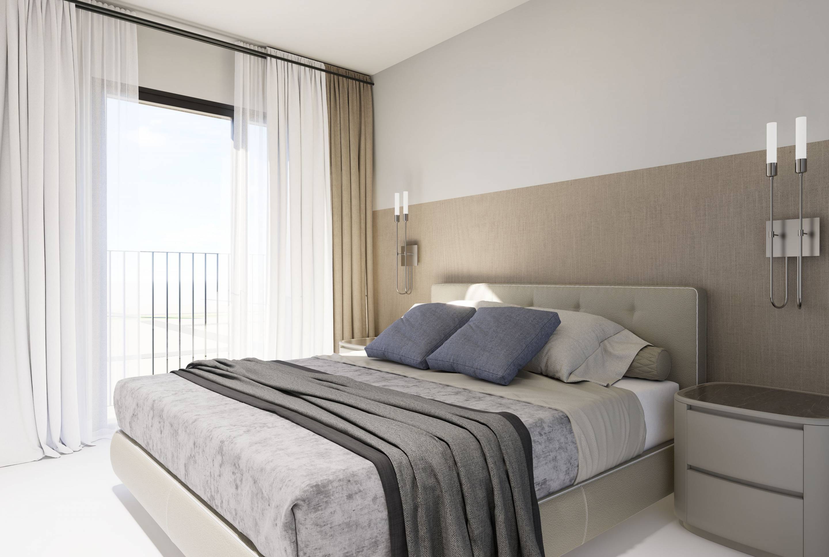 Kitchen with fitted units in 3-bedroom penthouse, Torreta Florida