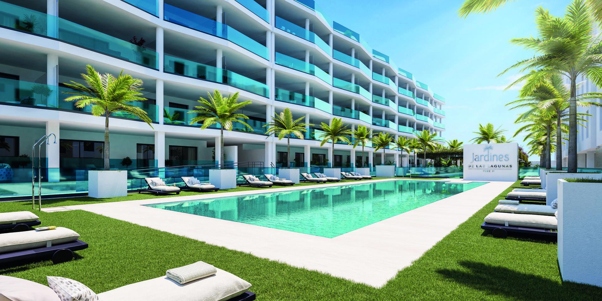 Additional interior view of new-build apartment in Las Flores, Mijas