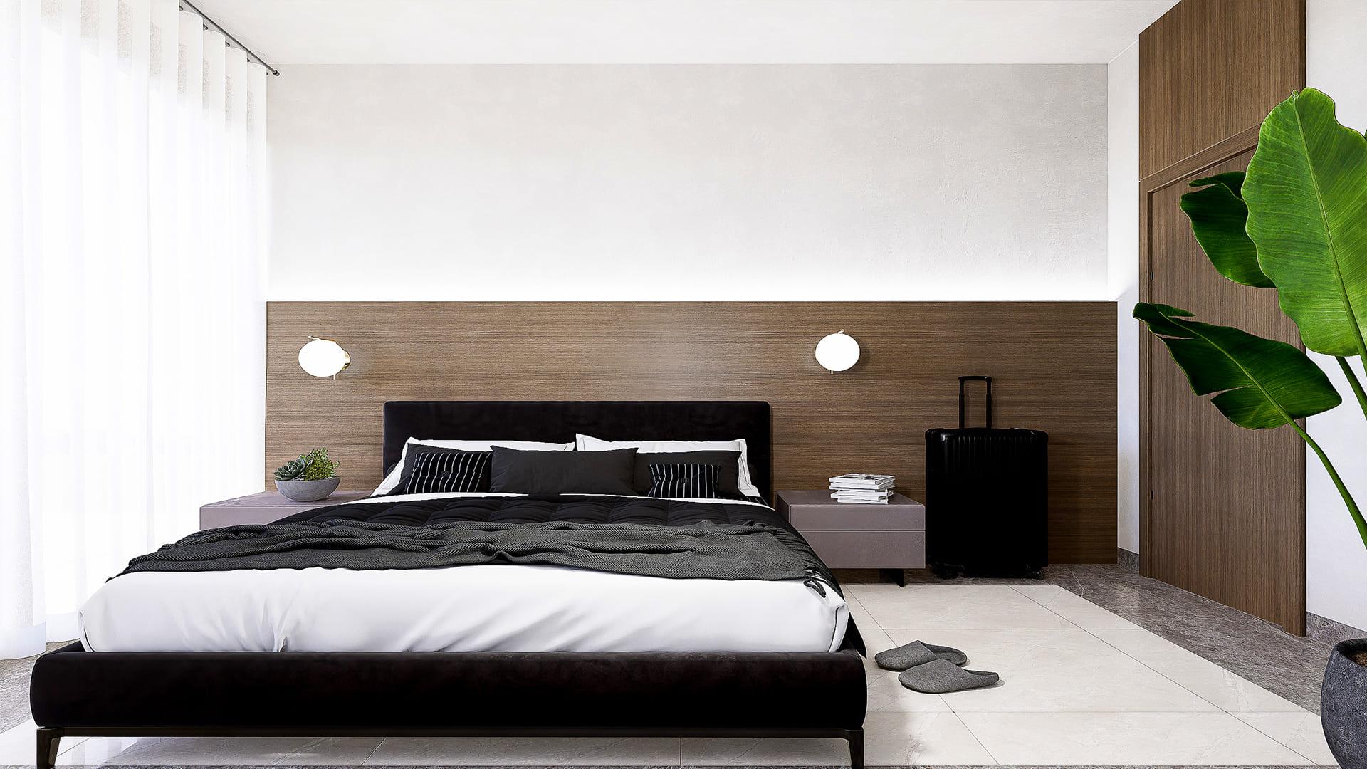 Ground-floor terrace with outdoor space in new-build villa, Sierra Cortina, Finestrat