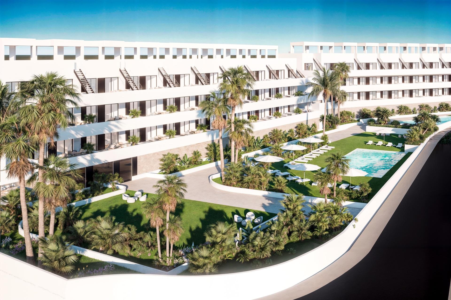 Communal pool area within Seascape Resort, Finestrat