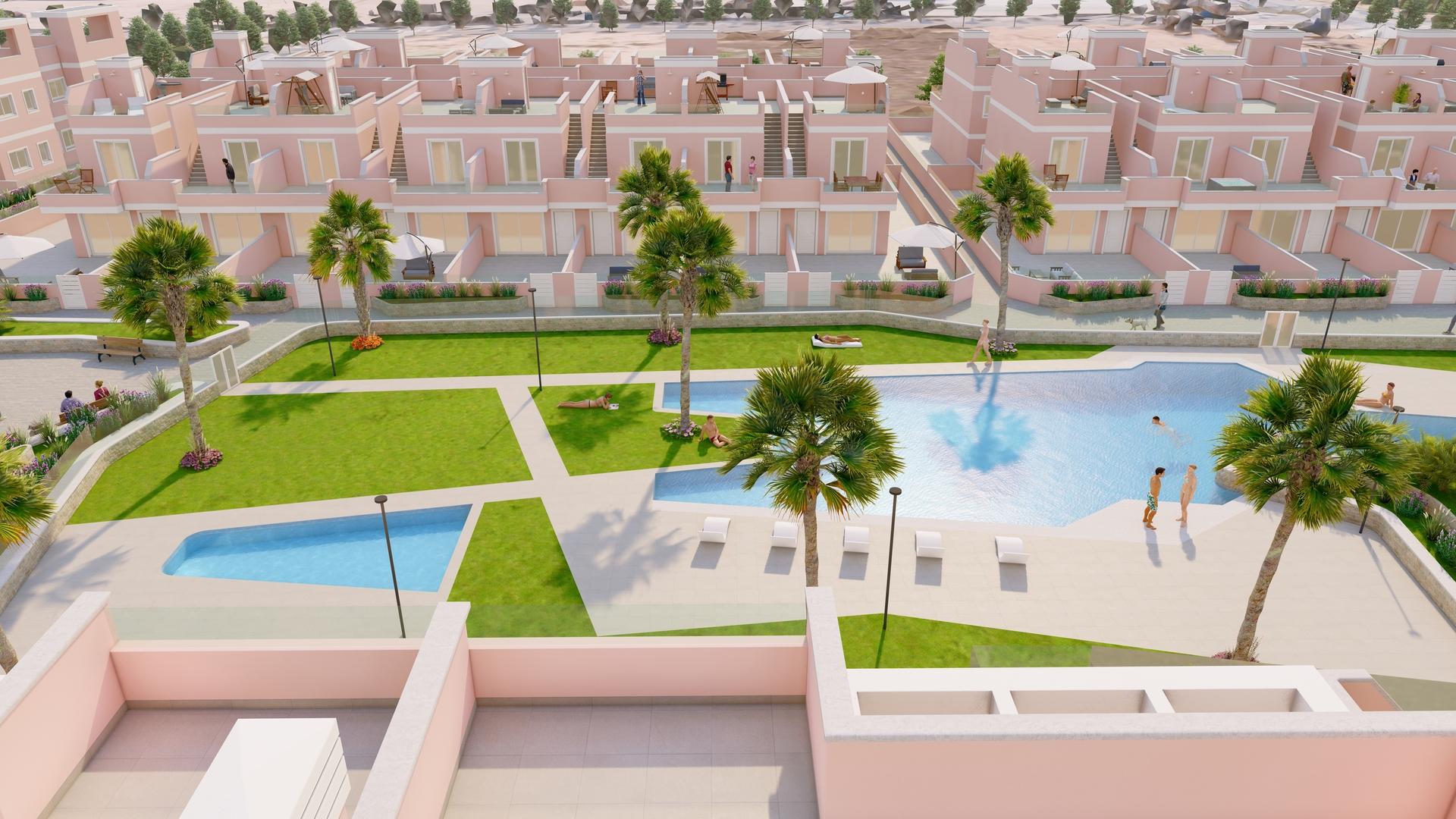 Landscaped communal grounds, Zona Pueblo, Pilar De La Horadada