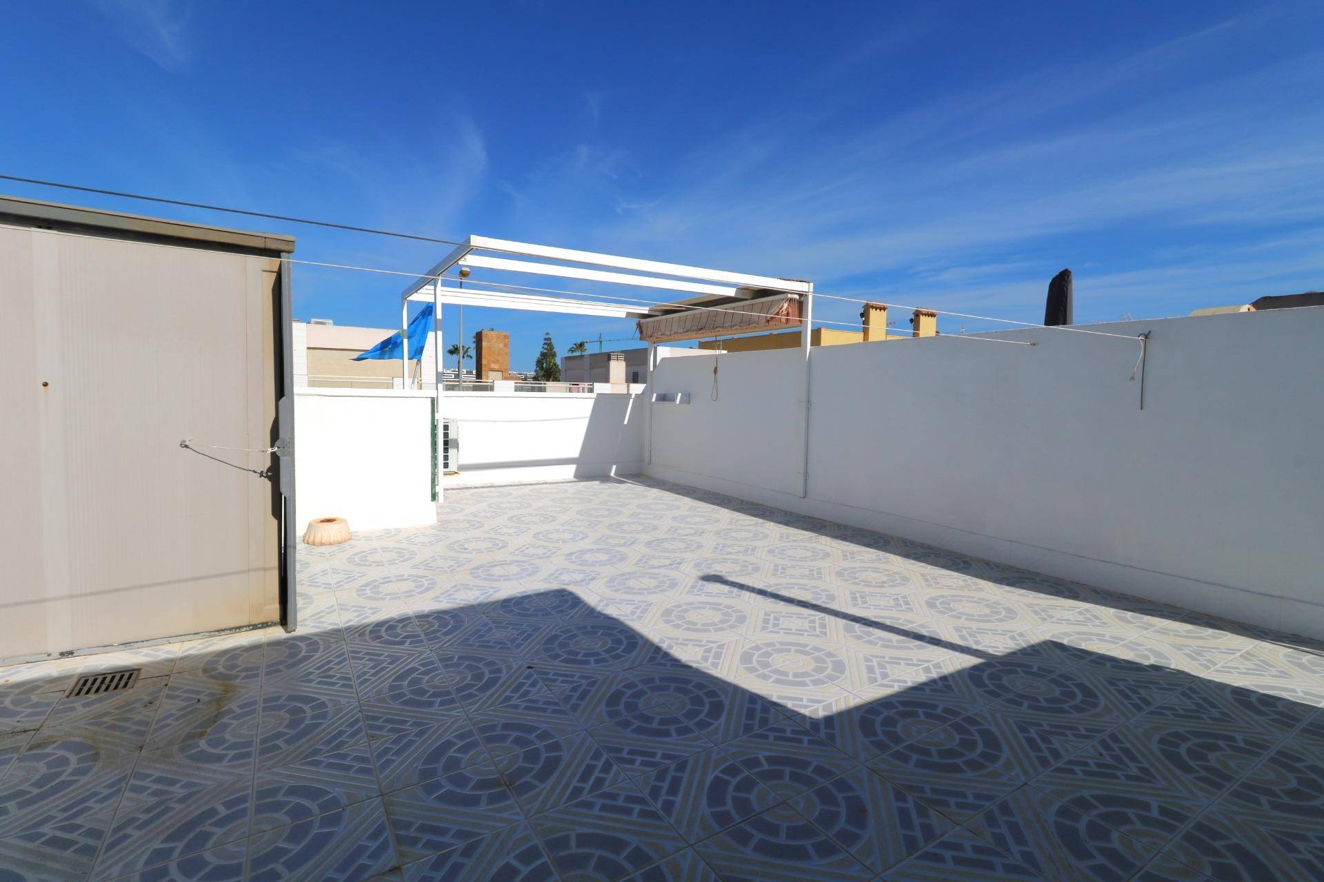 Front entrance of bungalow in El Limonar, Torrevieja