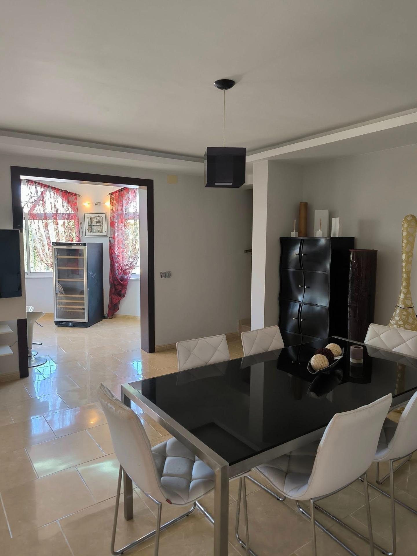 Internal staircase between floors in villa, La Siesta, Torrevieja