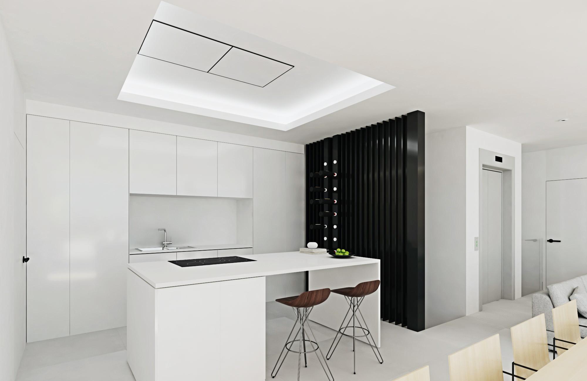 Entrance hallway of 3-bedroom penthouse, Puerto, Calpe