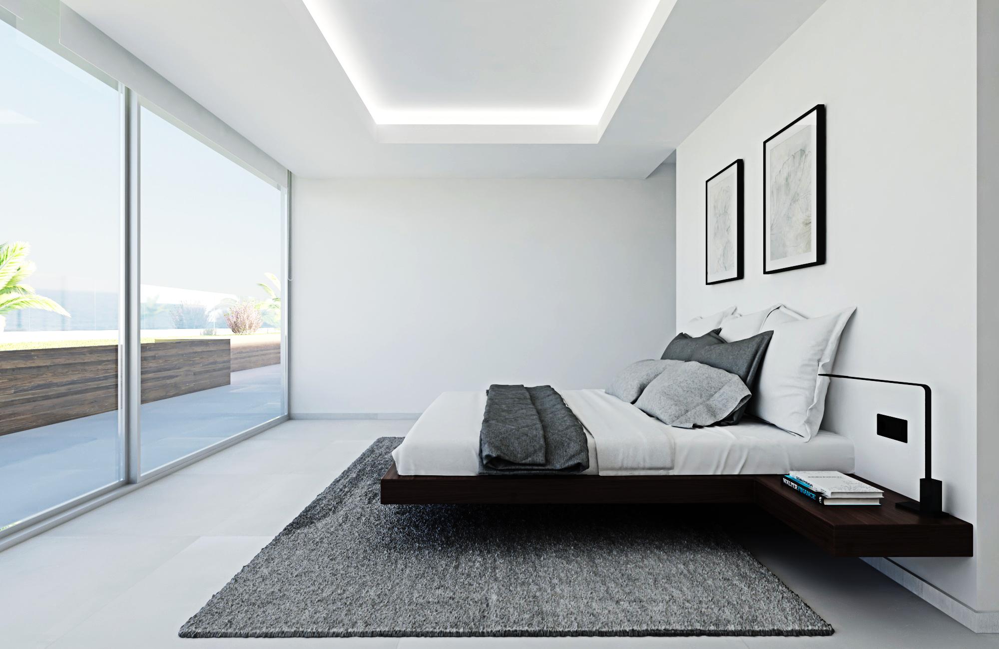 Internal stairwell of penthouse development, Puerto, Calpe