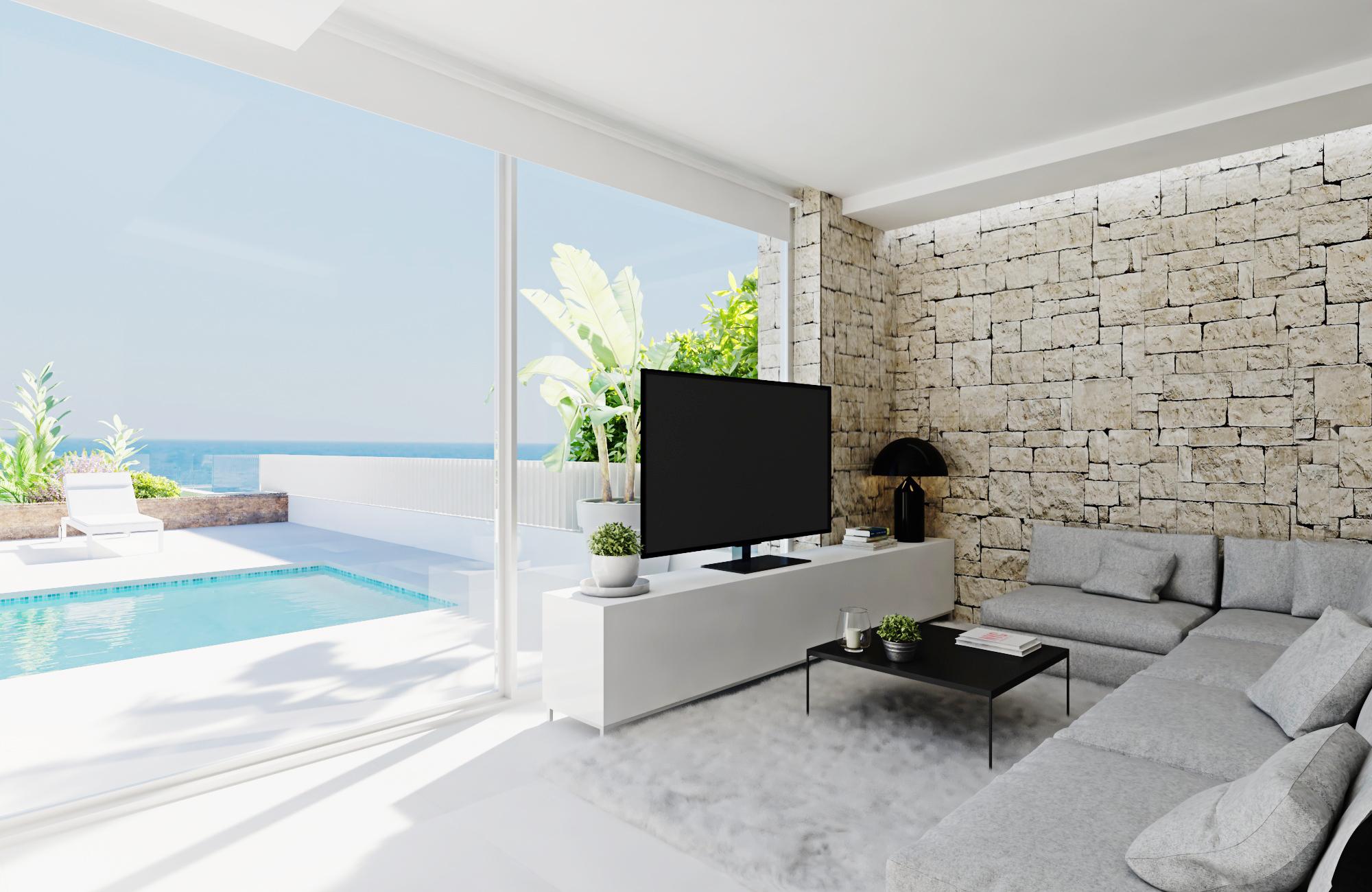 Front entrance of penthouse unit, Puerto, Calpe