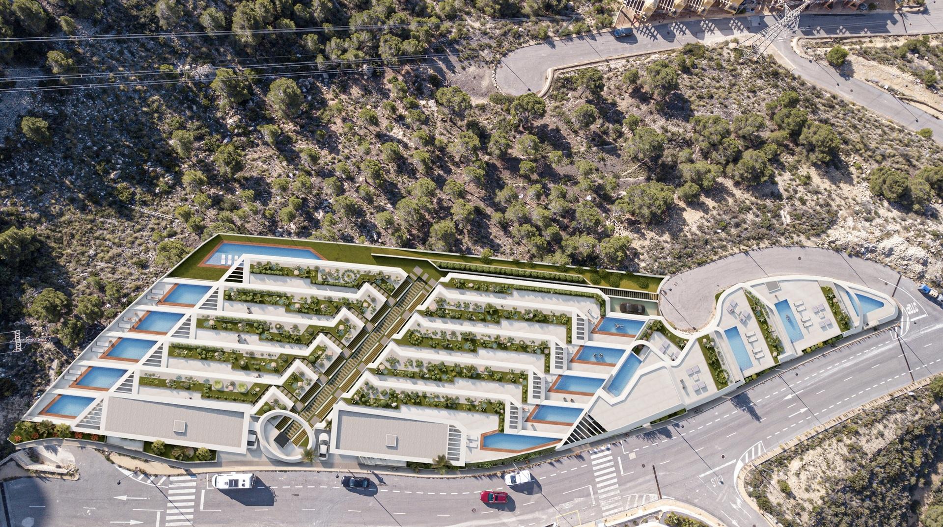 Surrounding streets in Puerto area of Calpe