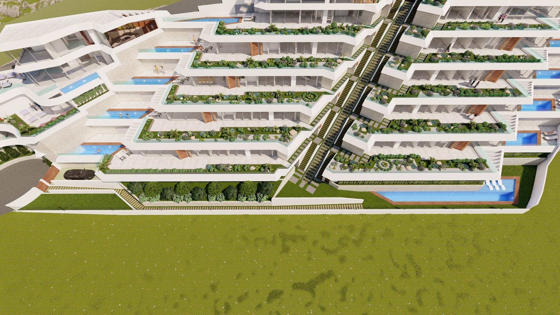 Garage and parking area inside building, Puerto, Calpe