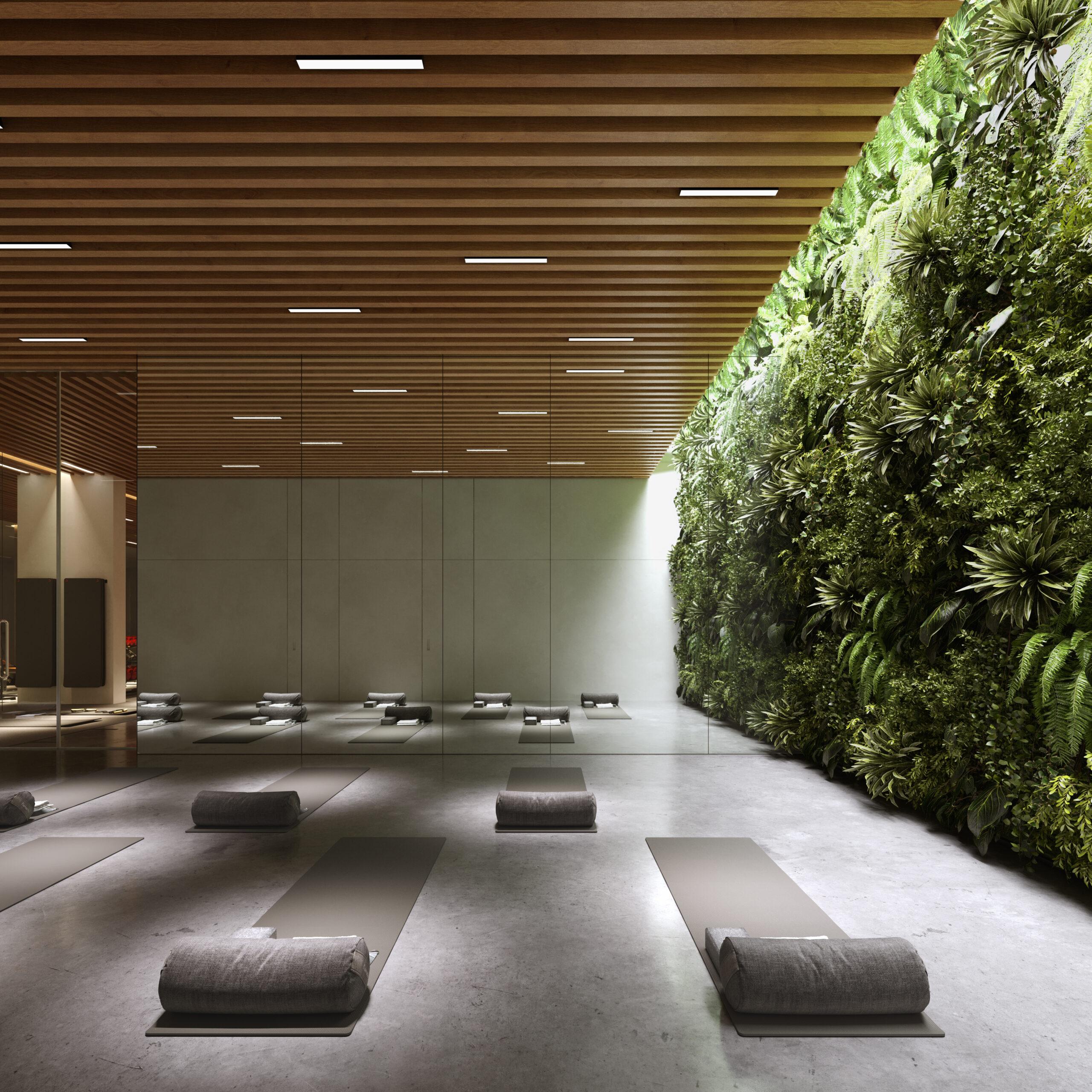 Main entrance lobby of new-build penthouse building, Lomas de Marbella Club, Marbella