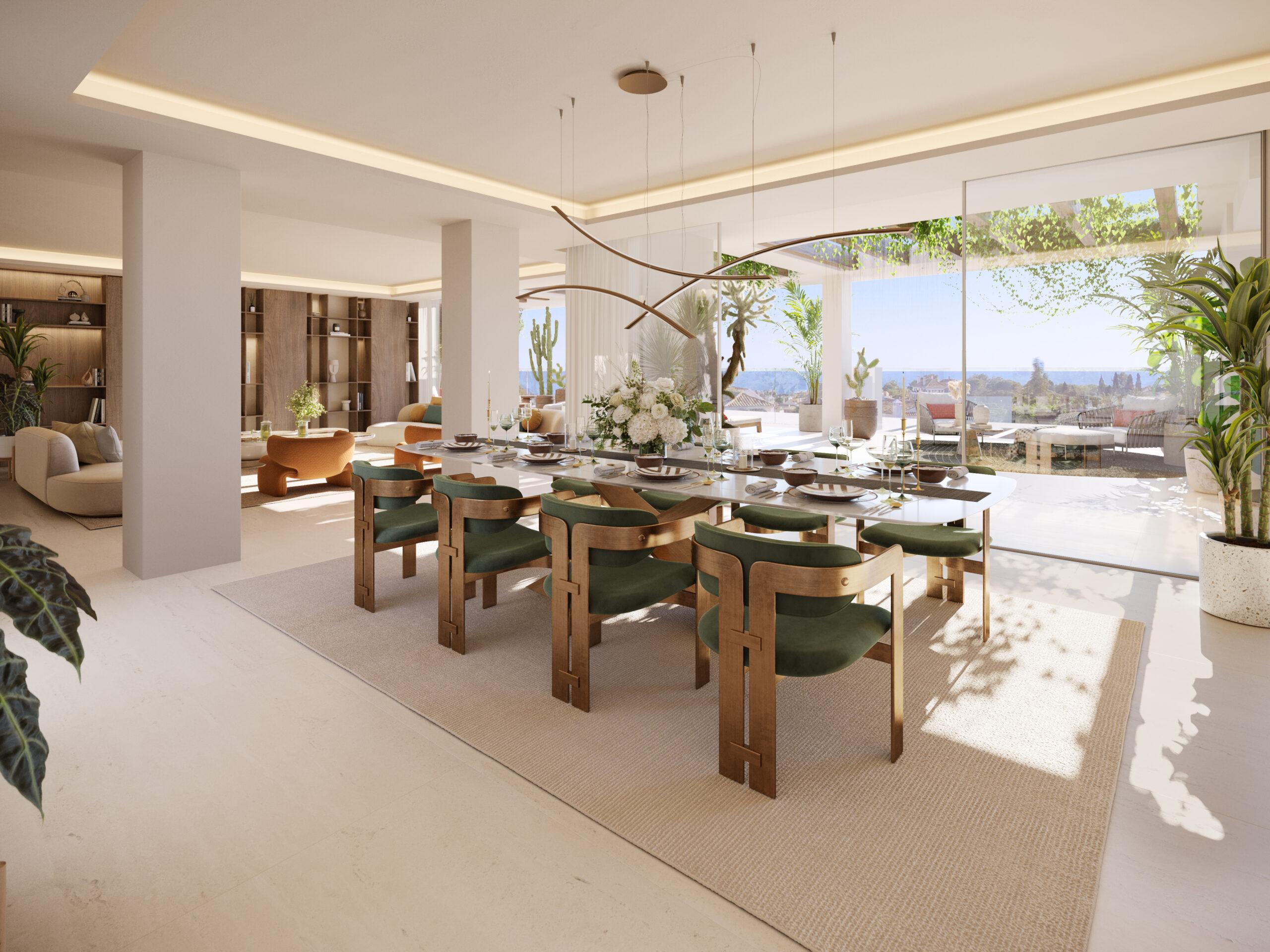 Third bedroom with fitted storage in new-build penthouse, Lomas de Marbella Club, Marbella