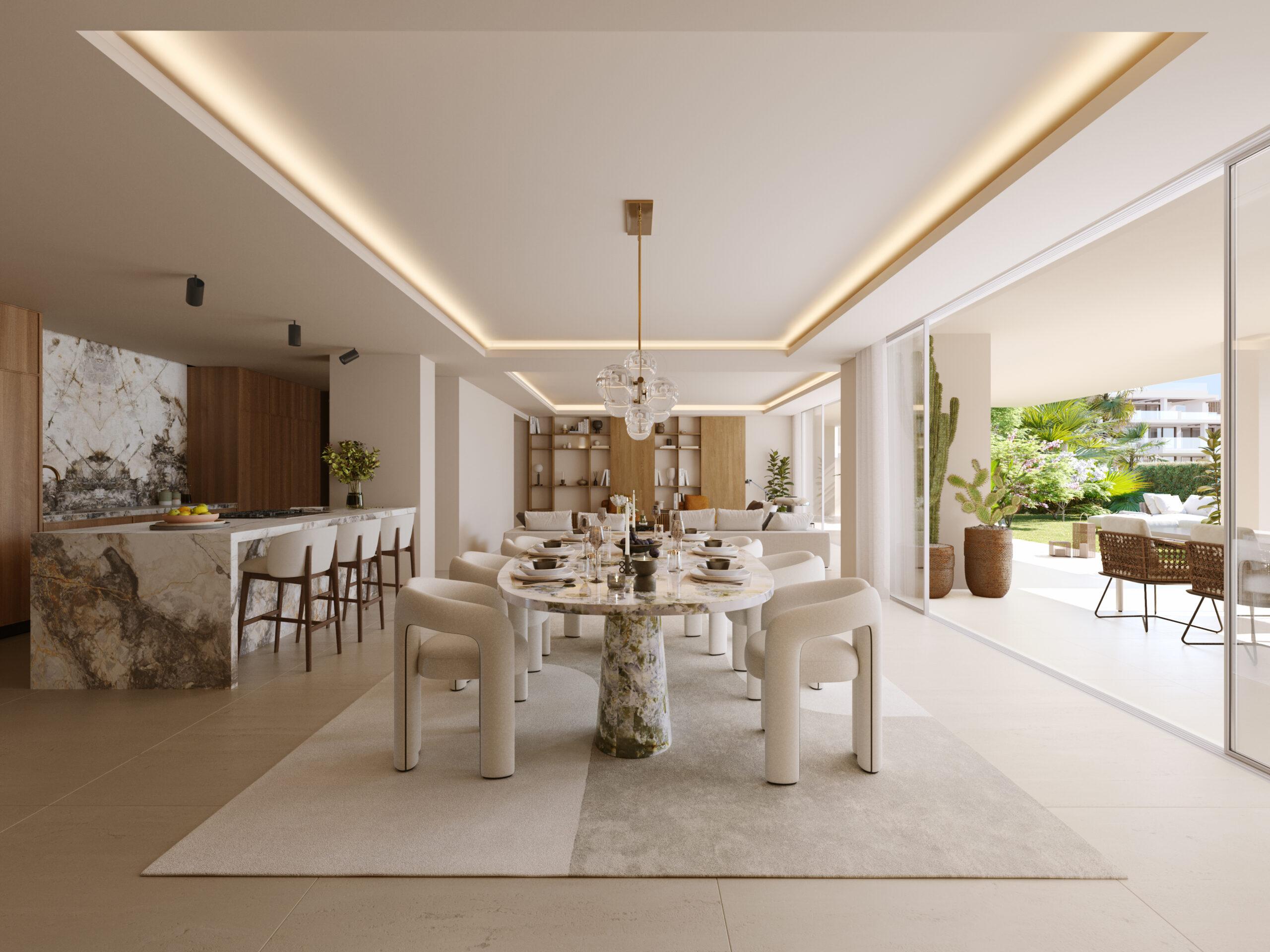 Fourth bedroom on second floor of penthouse, Lomas de Marbella Club, Marbella