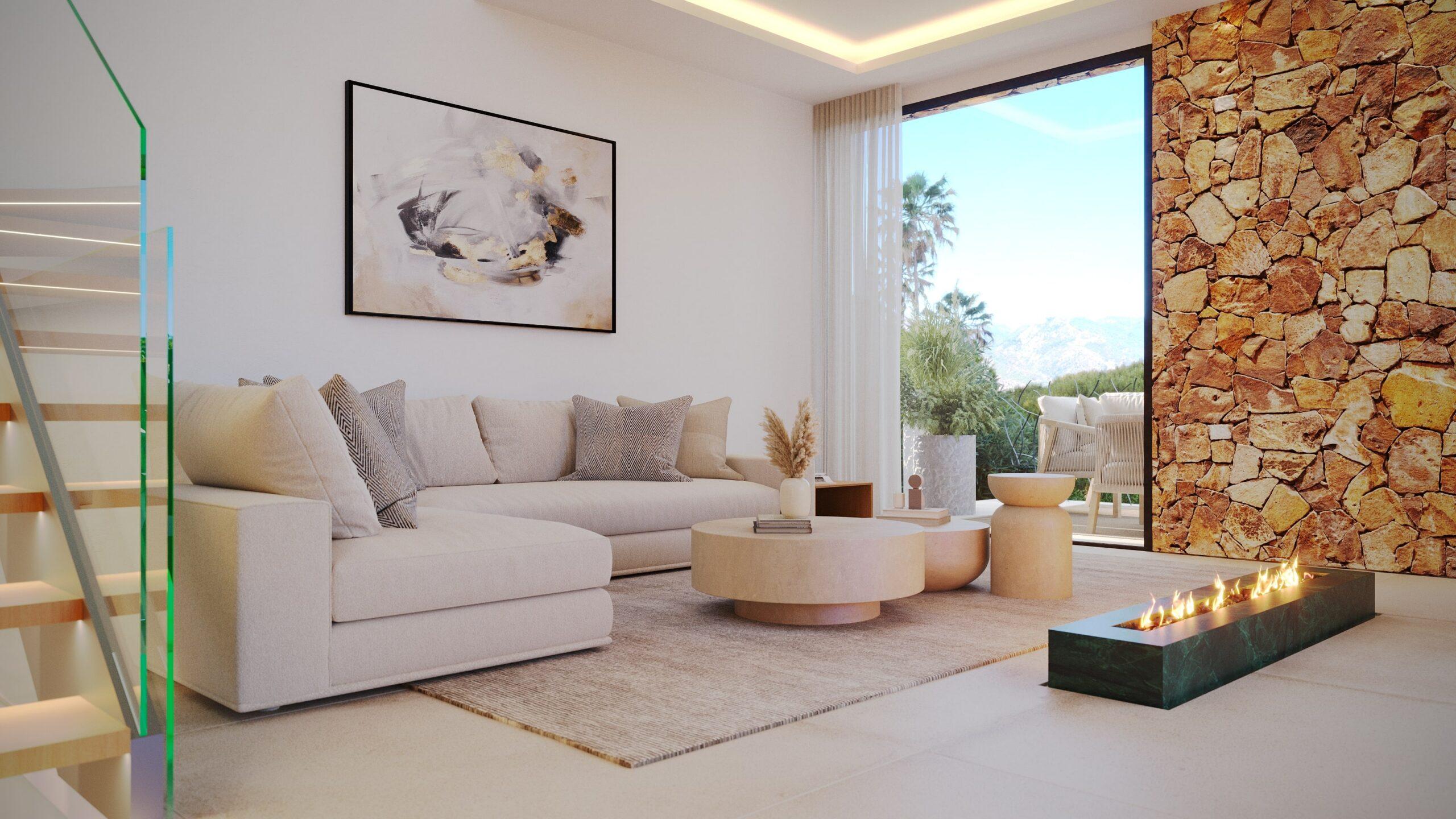 Private pool with surrounding terrace, 4-bedroom villa, Valle del Sol, Jávea