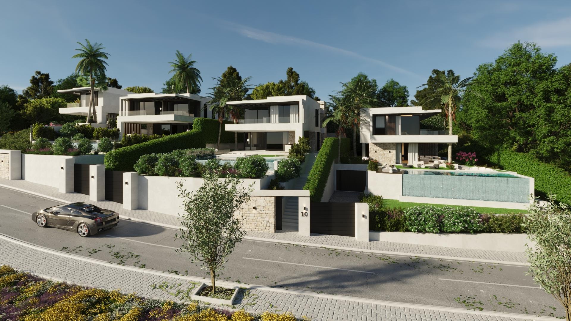 Outdoor space adjoining living area of 5-bedroom villa, Benalmádena Pueblo