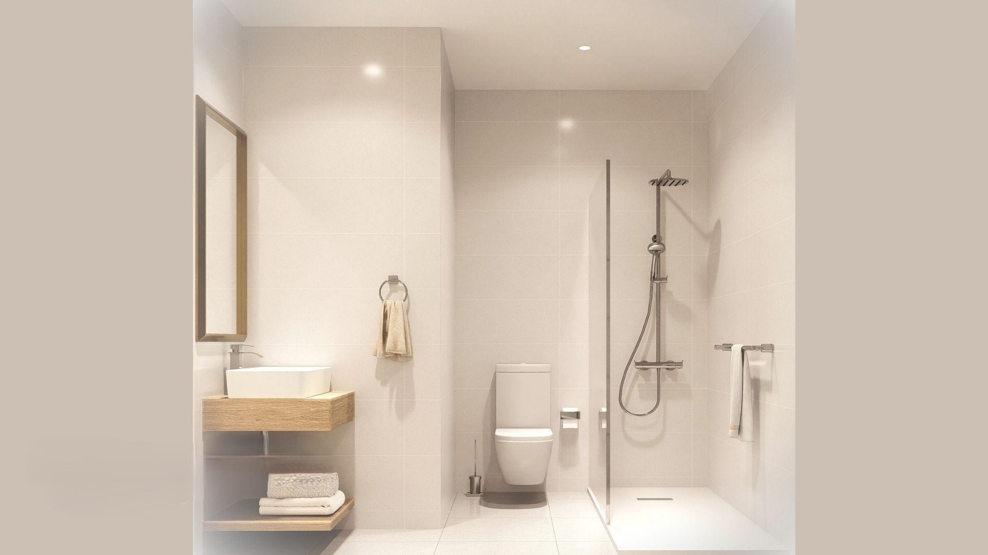 Storage cupboard interior in 2-bedroom new-build apartment, Pueblo, Jávea