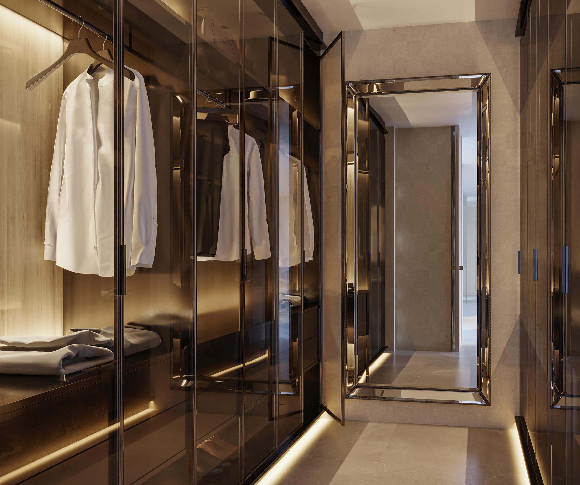 Second bedroom with fitted wardrobes in new-build villa, Nueva Andalucía