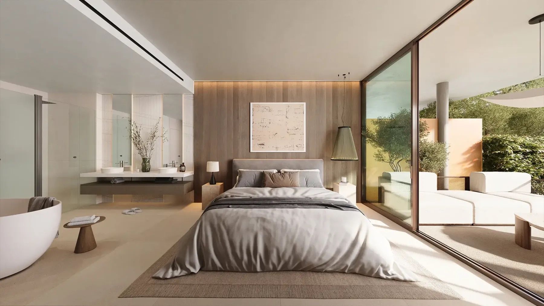 Second bedroom in new-build ground-floor villa, El Higuerón, Fuengirola