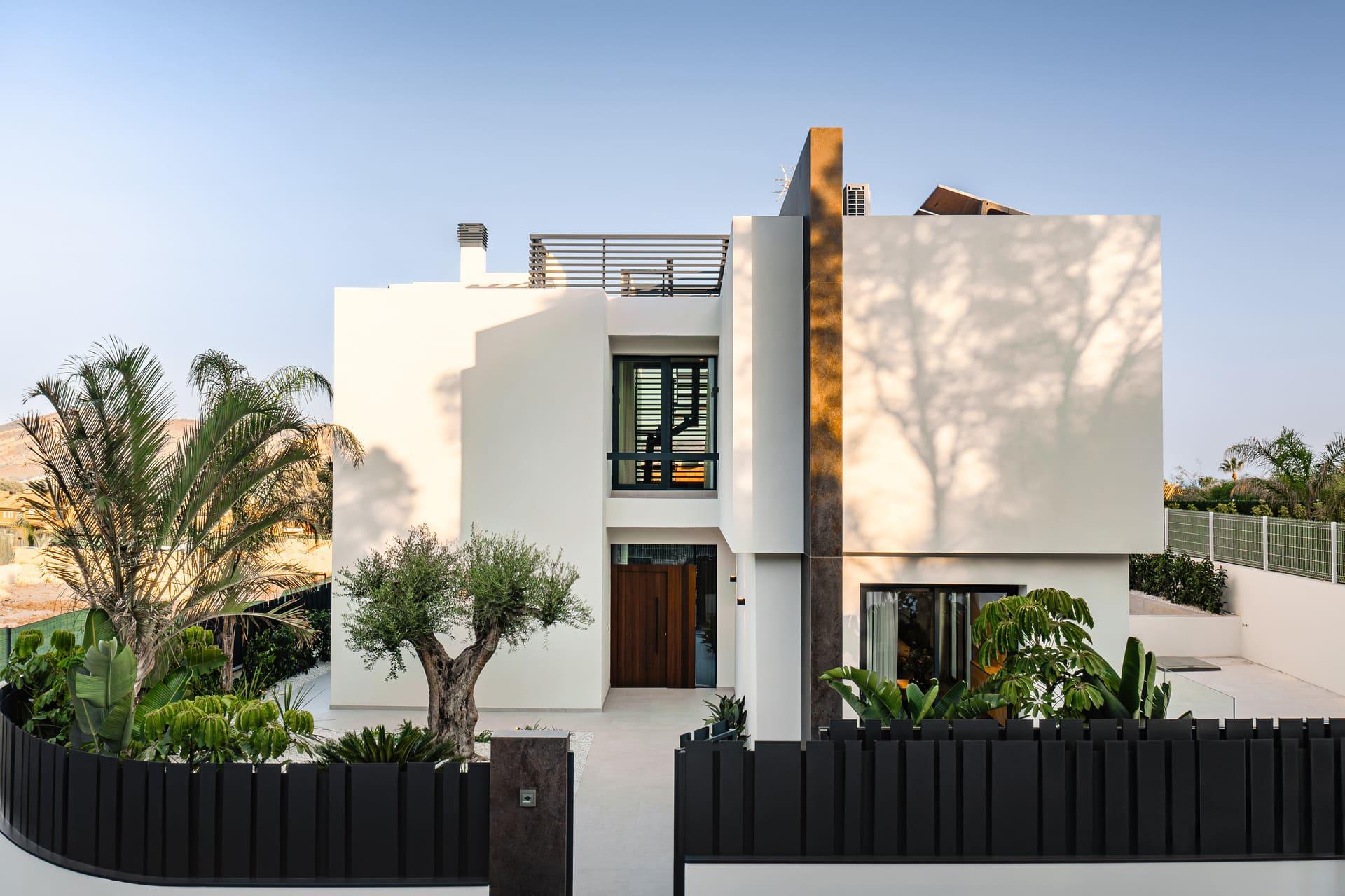 Kitchen worktops and cabinetry detail, new-build villa in San Rafael, La Nucía