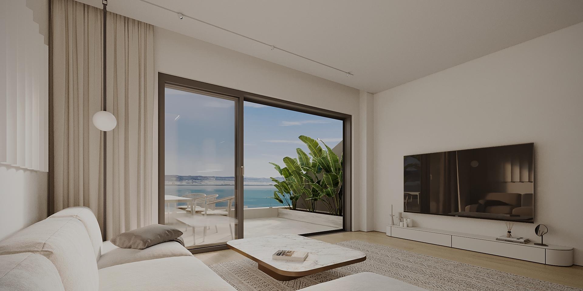 Floor plan of the 3-bedroom penthouse on the third floor