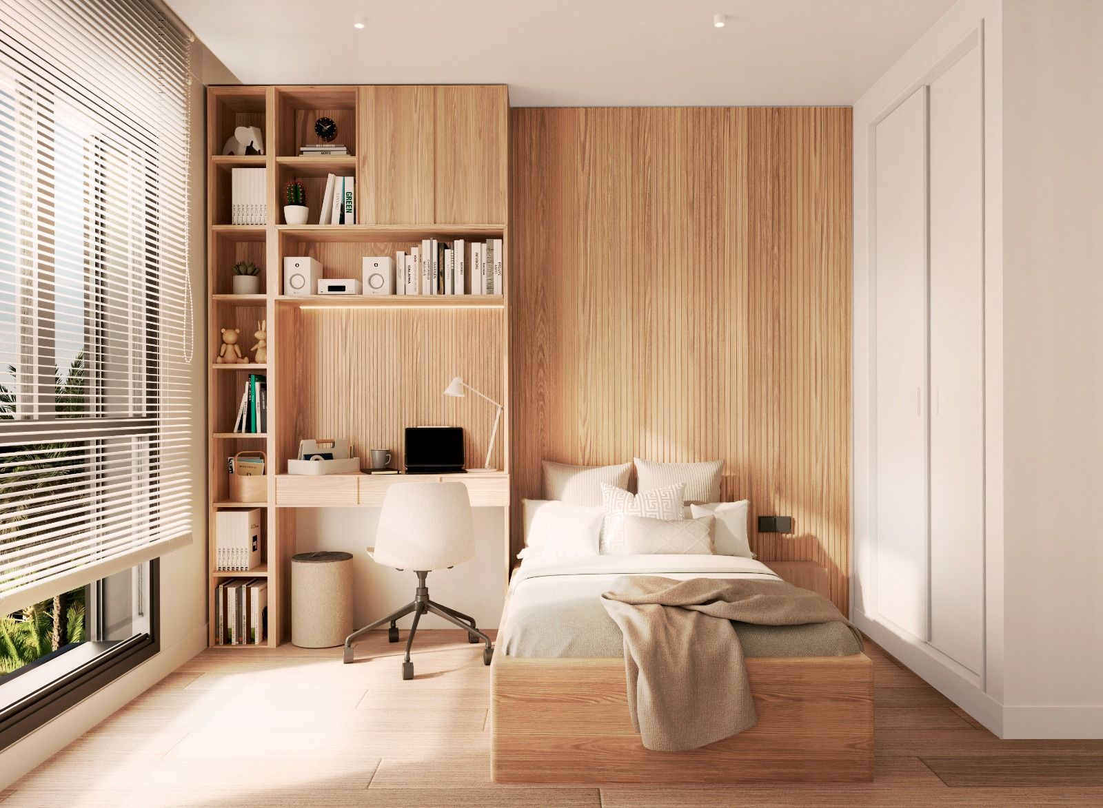 CGI render of development entrance, Campanillas, Málaga