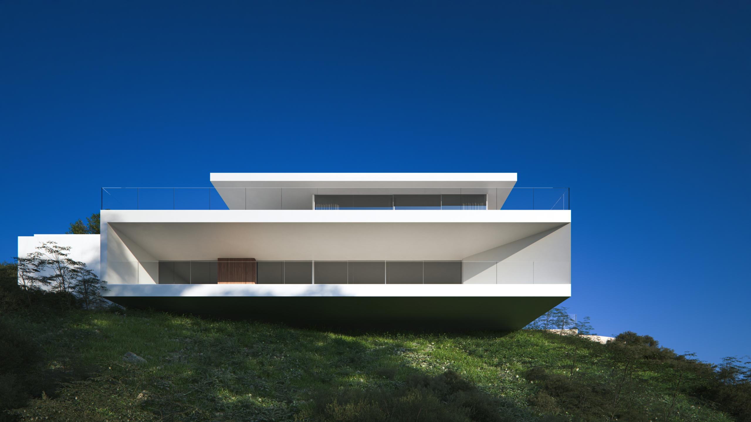Interior living area of 5-bedroom new-build villa in Paichi, Moraira