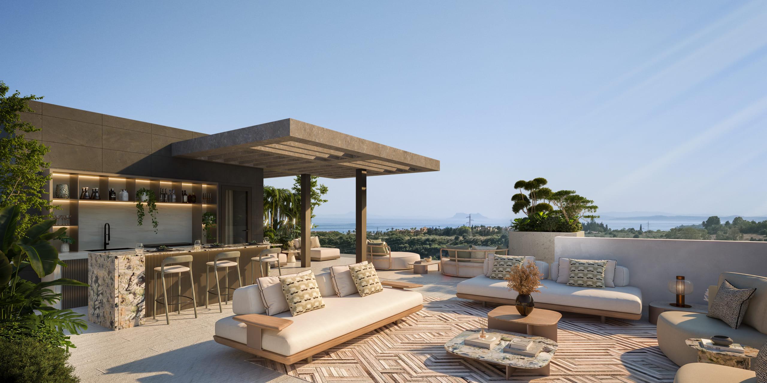 Storage or utility room in ground-floor new-build bungalow, Cancelada, Estepona