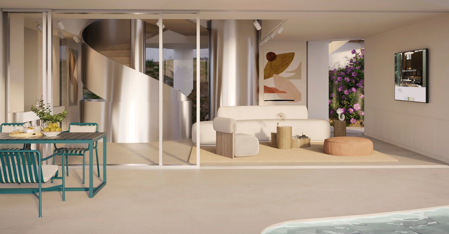 Second bathroom with contemporary fitted finishes, new-build villa, Las Colinas Golf, Orihuela