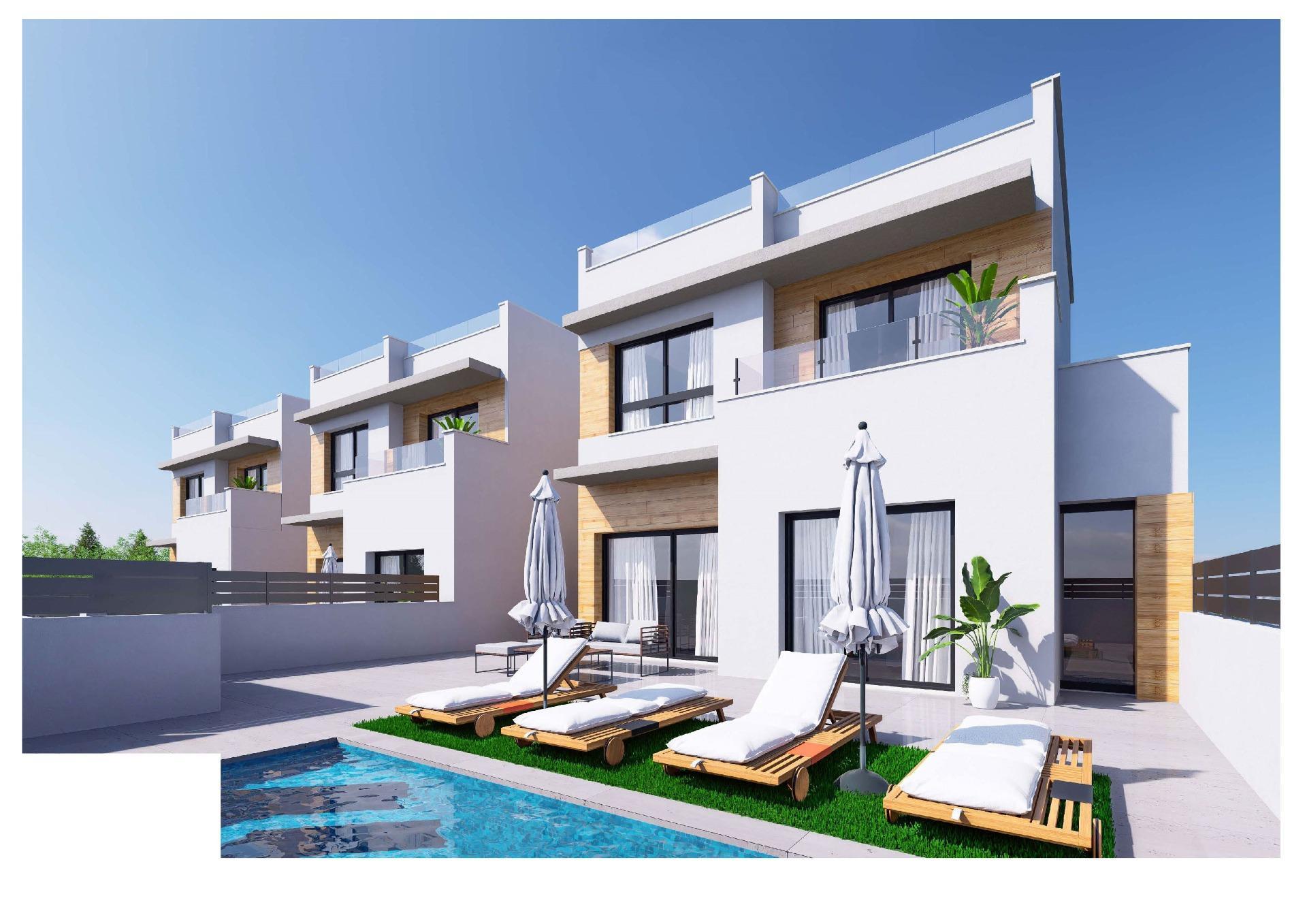 Rooftop terrace with views over residential area, Pueblo 4, Benijofar