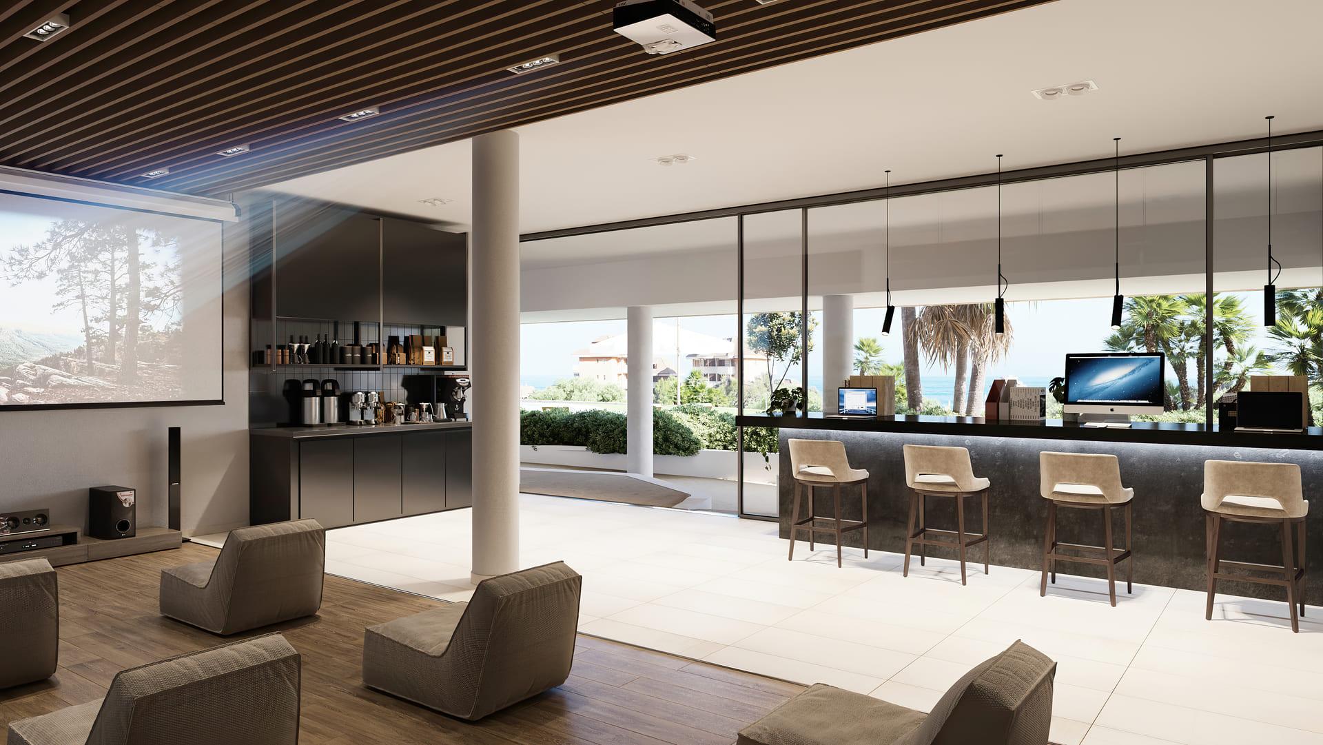 Roof solarium with open views above 3-bedroom new-build villa, El Higuerón